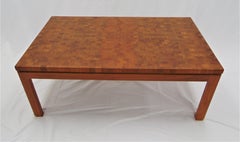 Parquet Vintage Midcentury Teak Coffee Table by Tarm Stole