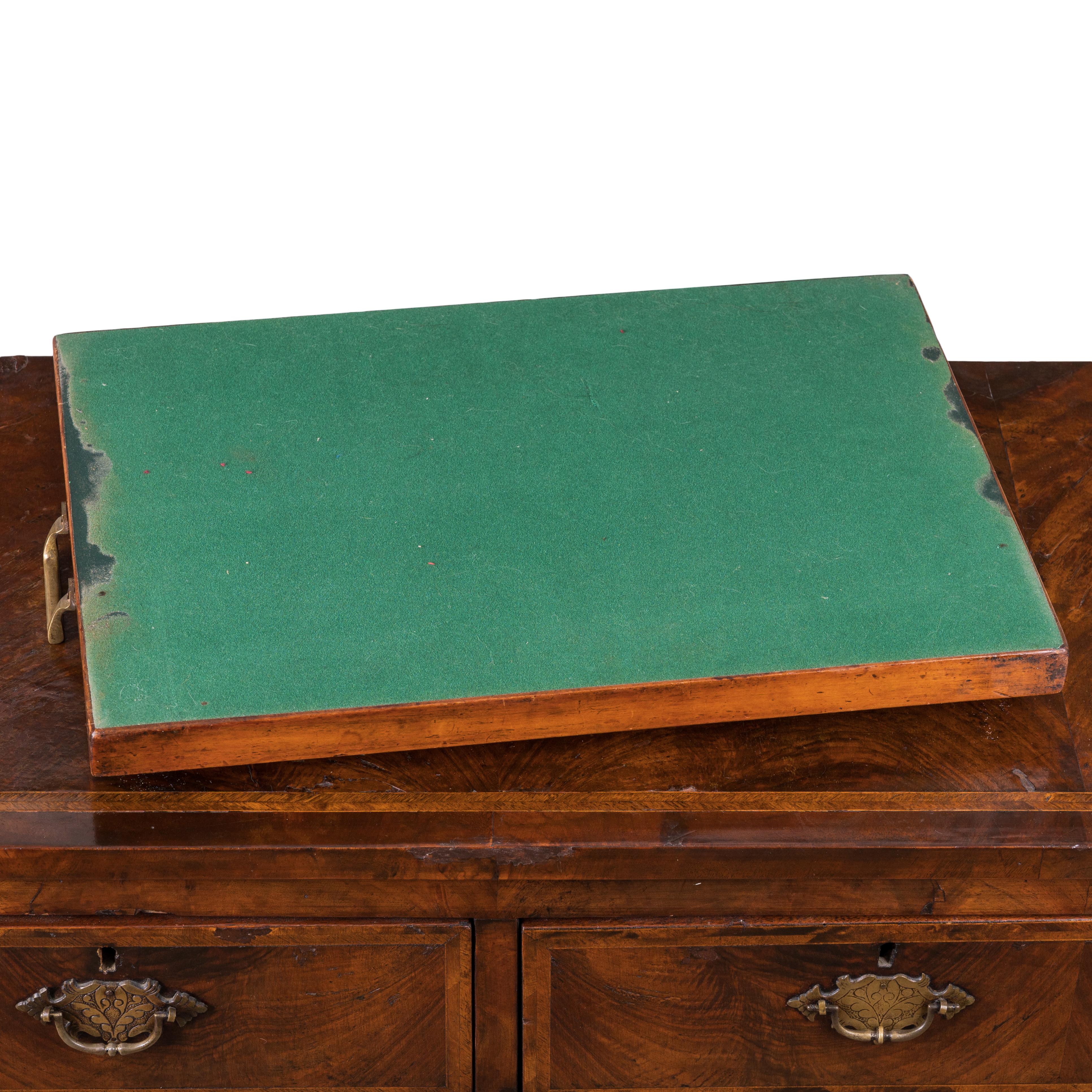 Butler-Tablett aus Parkett, um 1900 (Holz) im Angebot