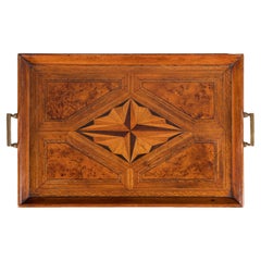 Antique Parquetry Butler's Tray, c.1900