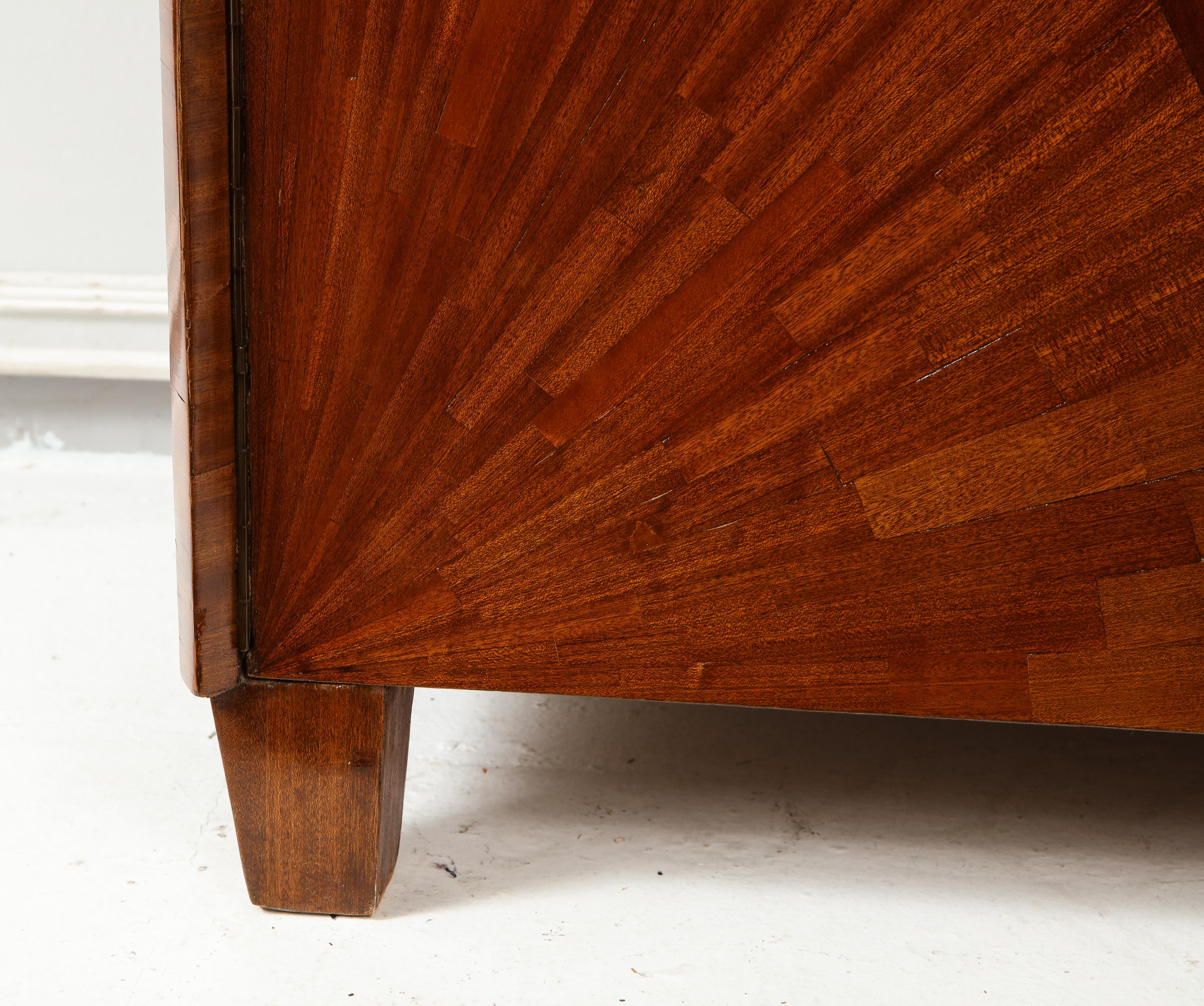 Modern Parquetry Cabinet in the Jean-Michel Frank Manner