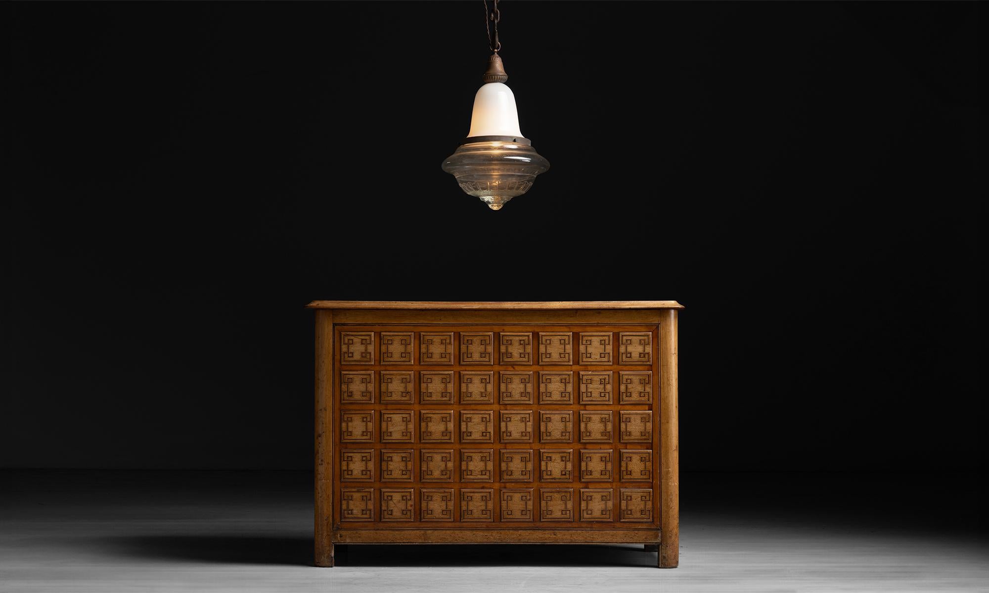 Parquetry Chest, France circa 1890 In Good Condition For Sale In Culver City, CA