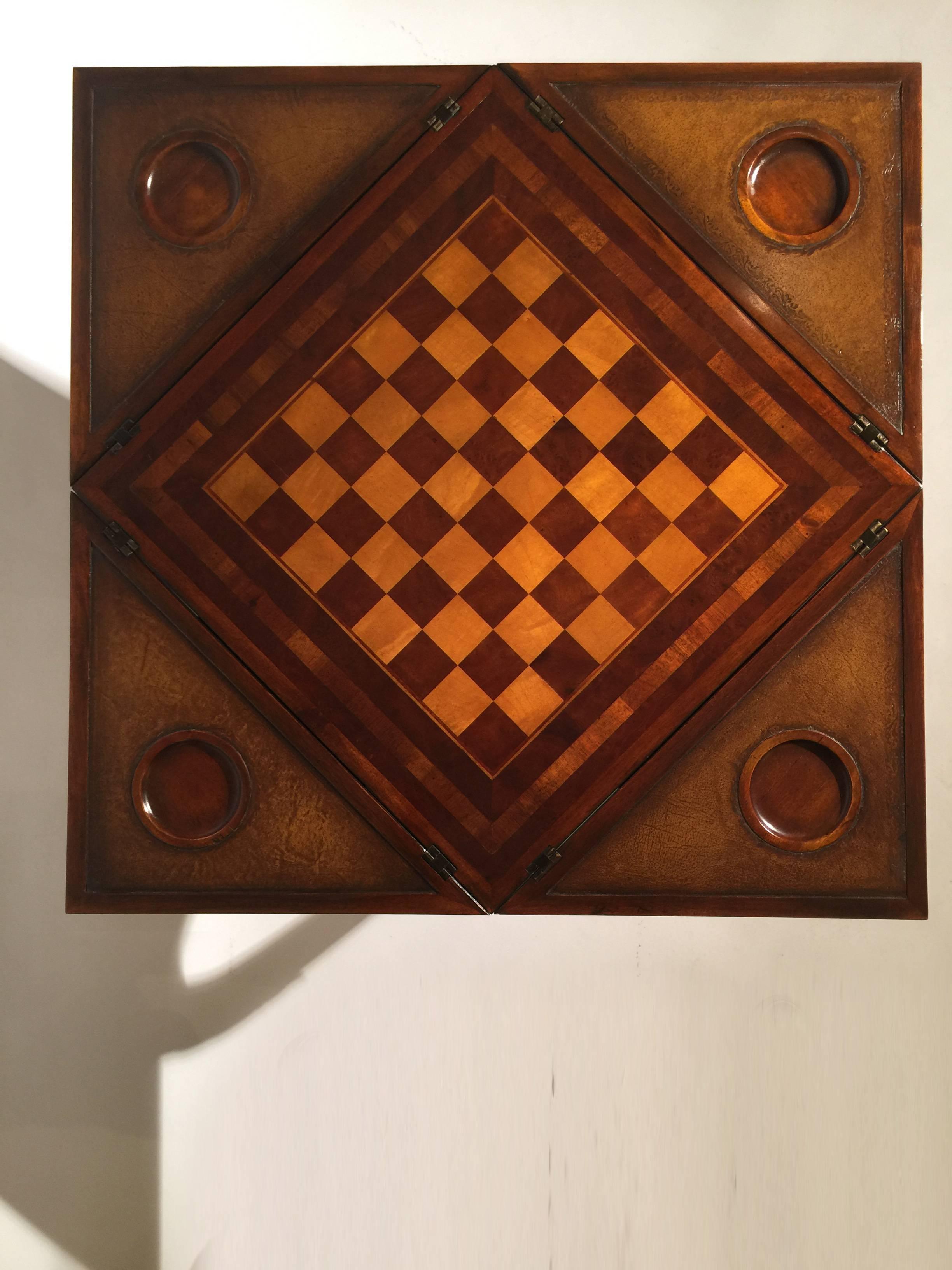 Parquetry Handkerchief Game Table by Theodore Alexander 2