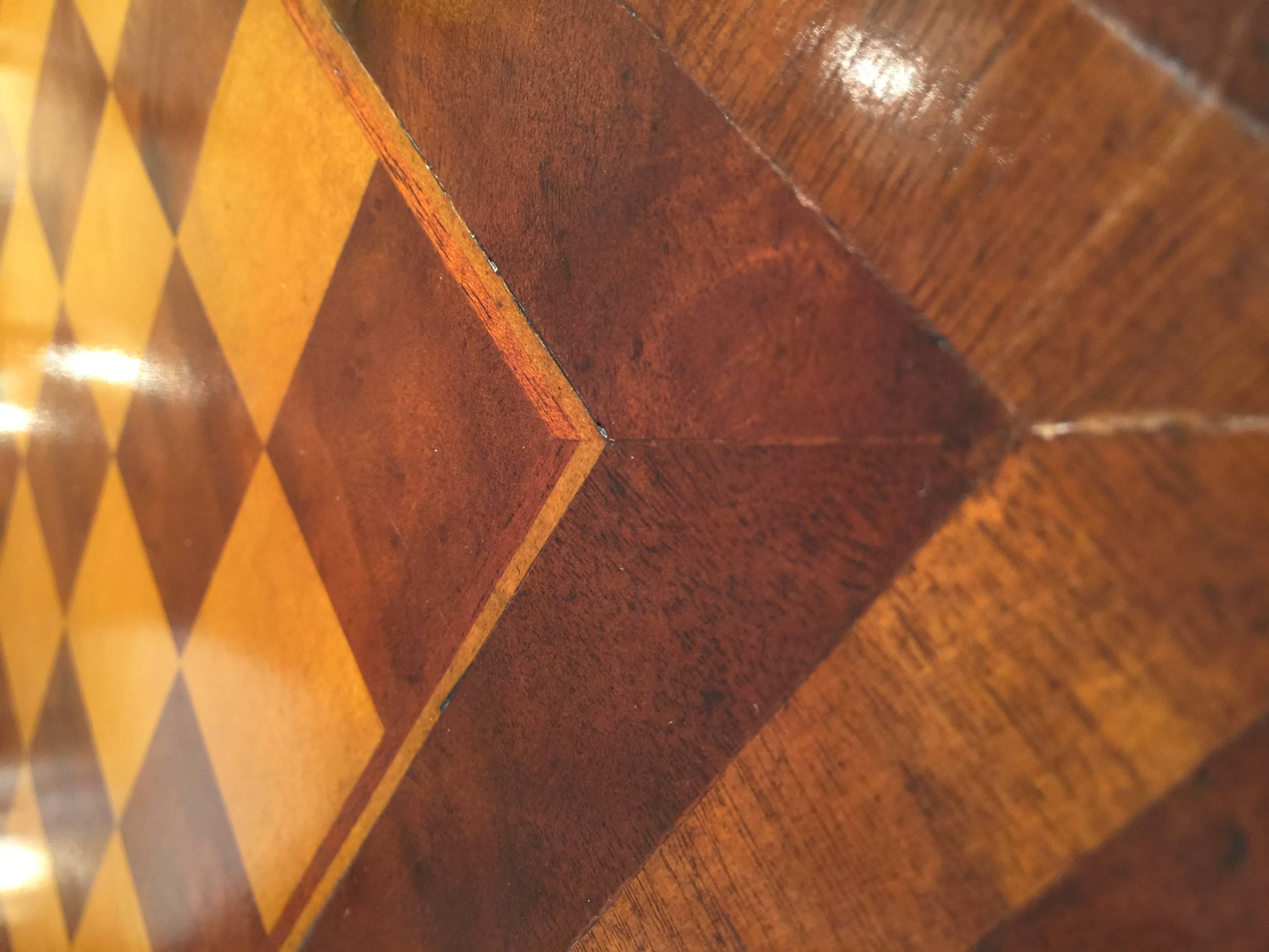 Parquetry Handkerchief Game Table by Theodore Alexander 3