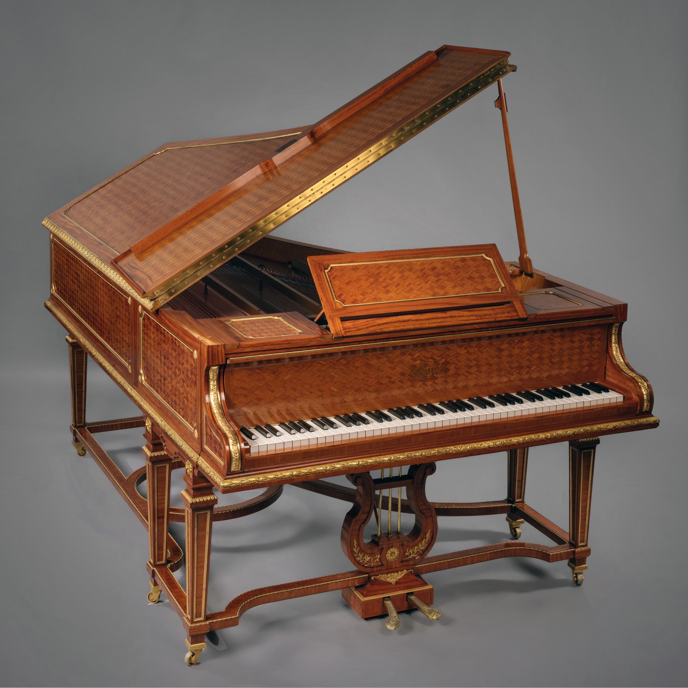 Louis XVI Piano marqueté en marqueterie de parqueterie de Franois Linke en vente