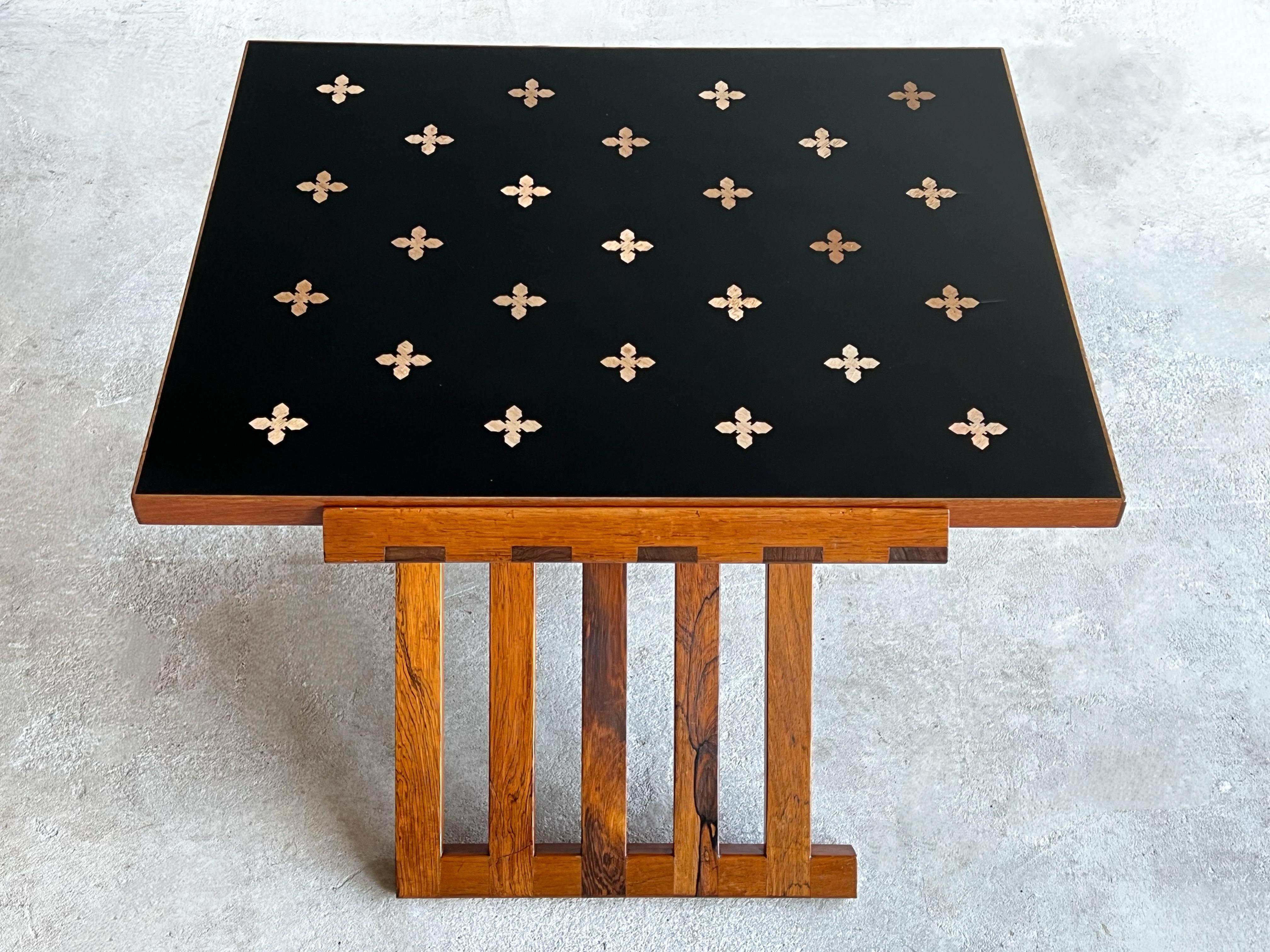 American Parquetry Occasional or Side Table by Edward Wormley for Dunbar