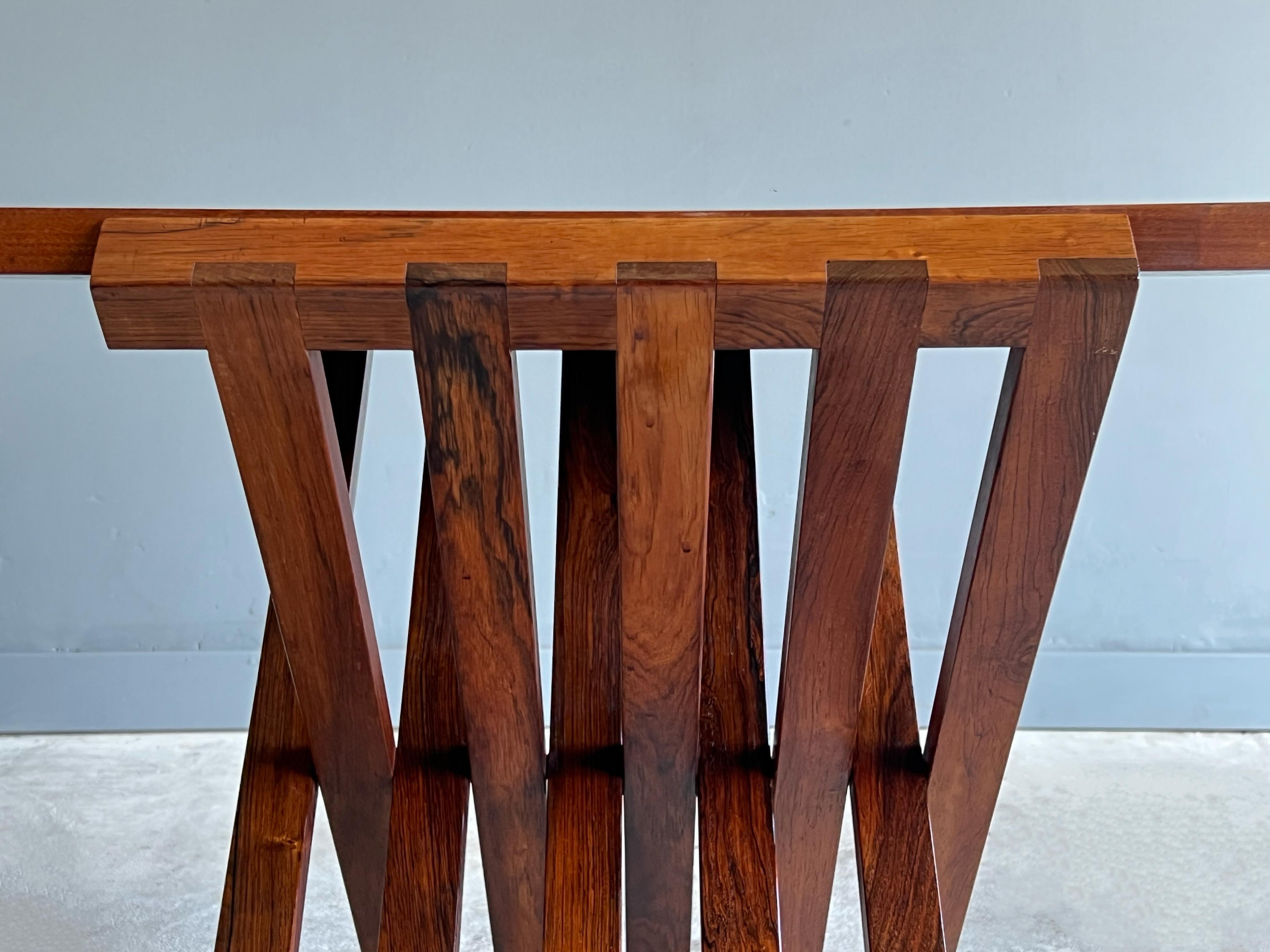 Wood Parquetry Occasional or Side Table by Edward Wormley for Dunbar