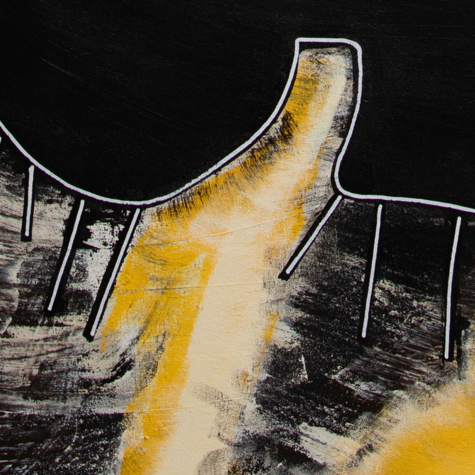 Rites de passage - Contemporary Figurative Painting, Modern Modern Tribal Art, African en vente 1