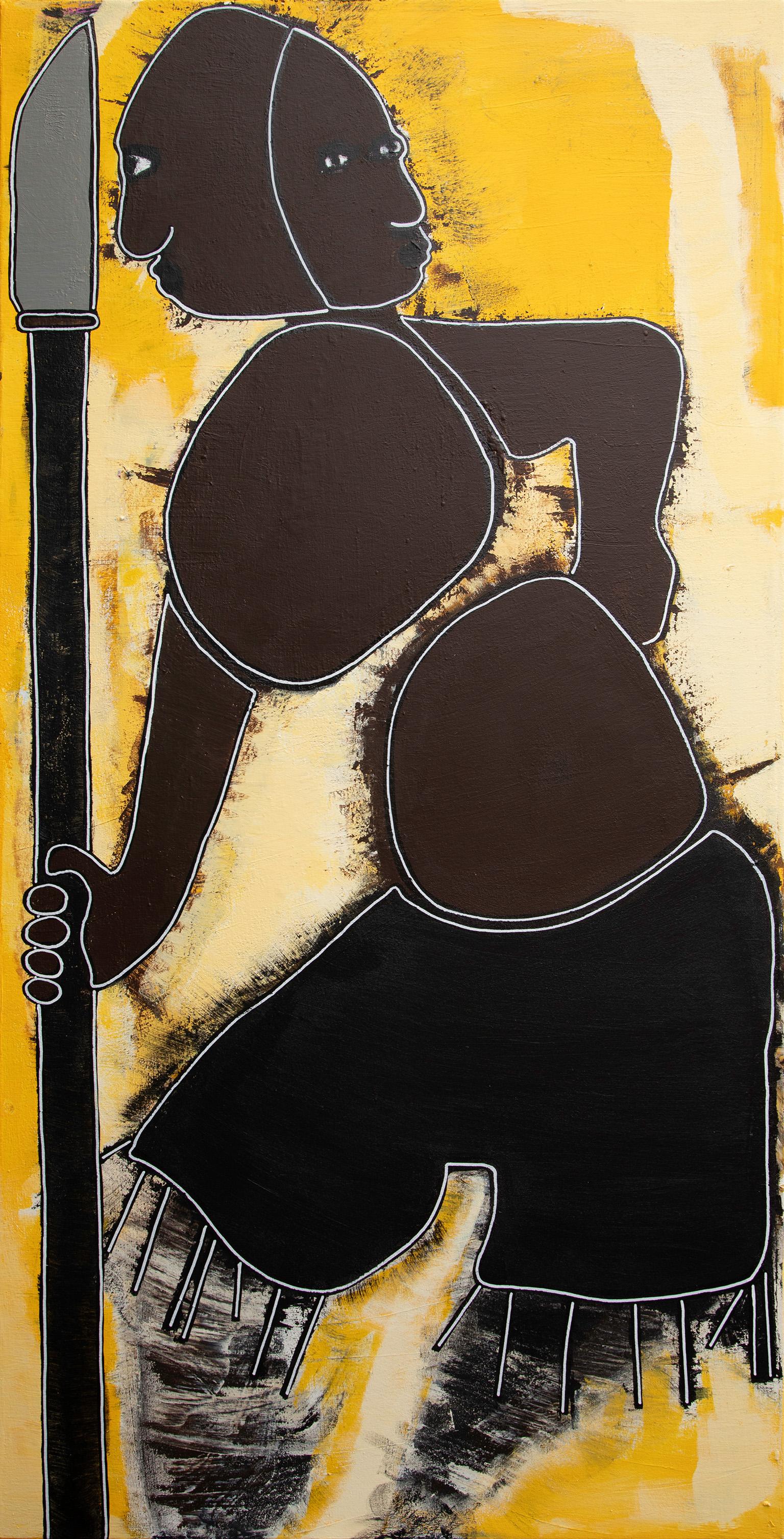 Riti di Passaggio - Pittura Figurativa Contemporanea, Tribal Art Moderna, Africana