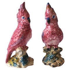 Vintage Parrot Birds, Pair