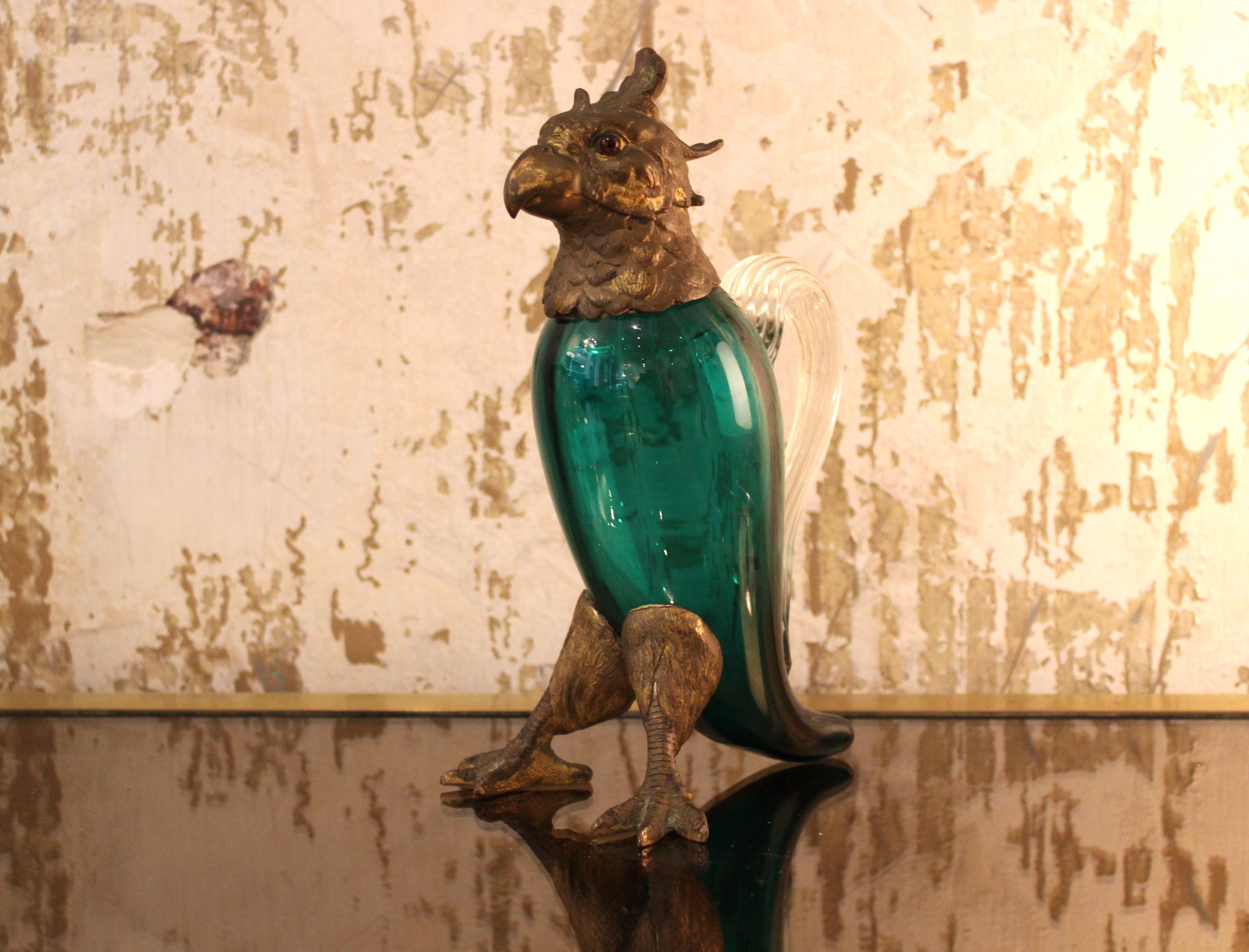 Parrot decanter, 20th century 5