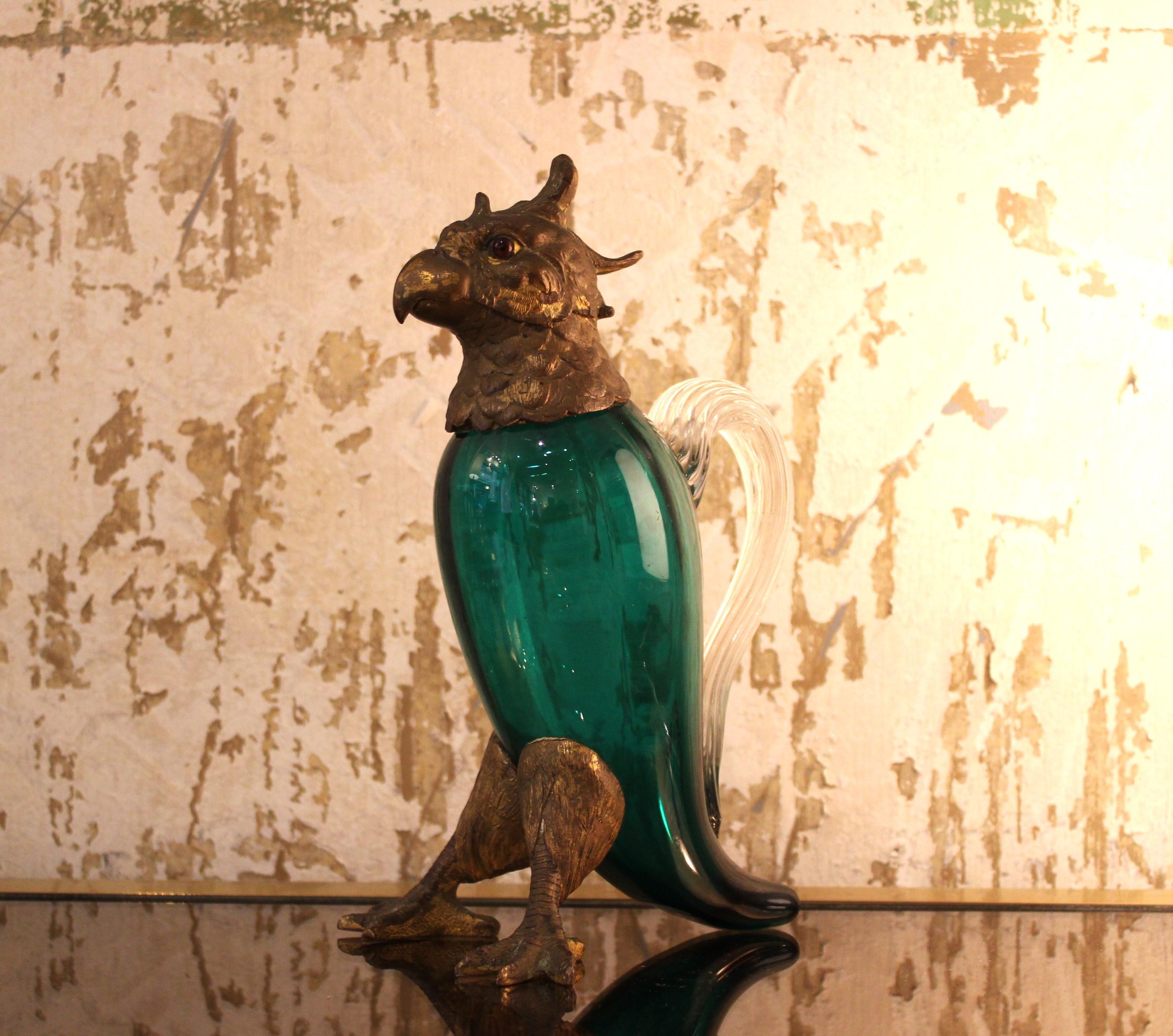 Parrot decanter, 20th century 6