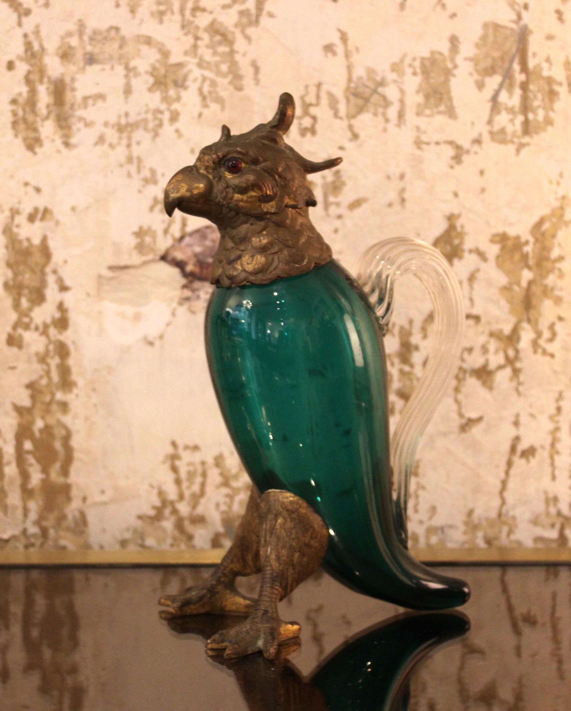 Parrot decanter, 20th century 7
