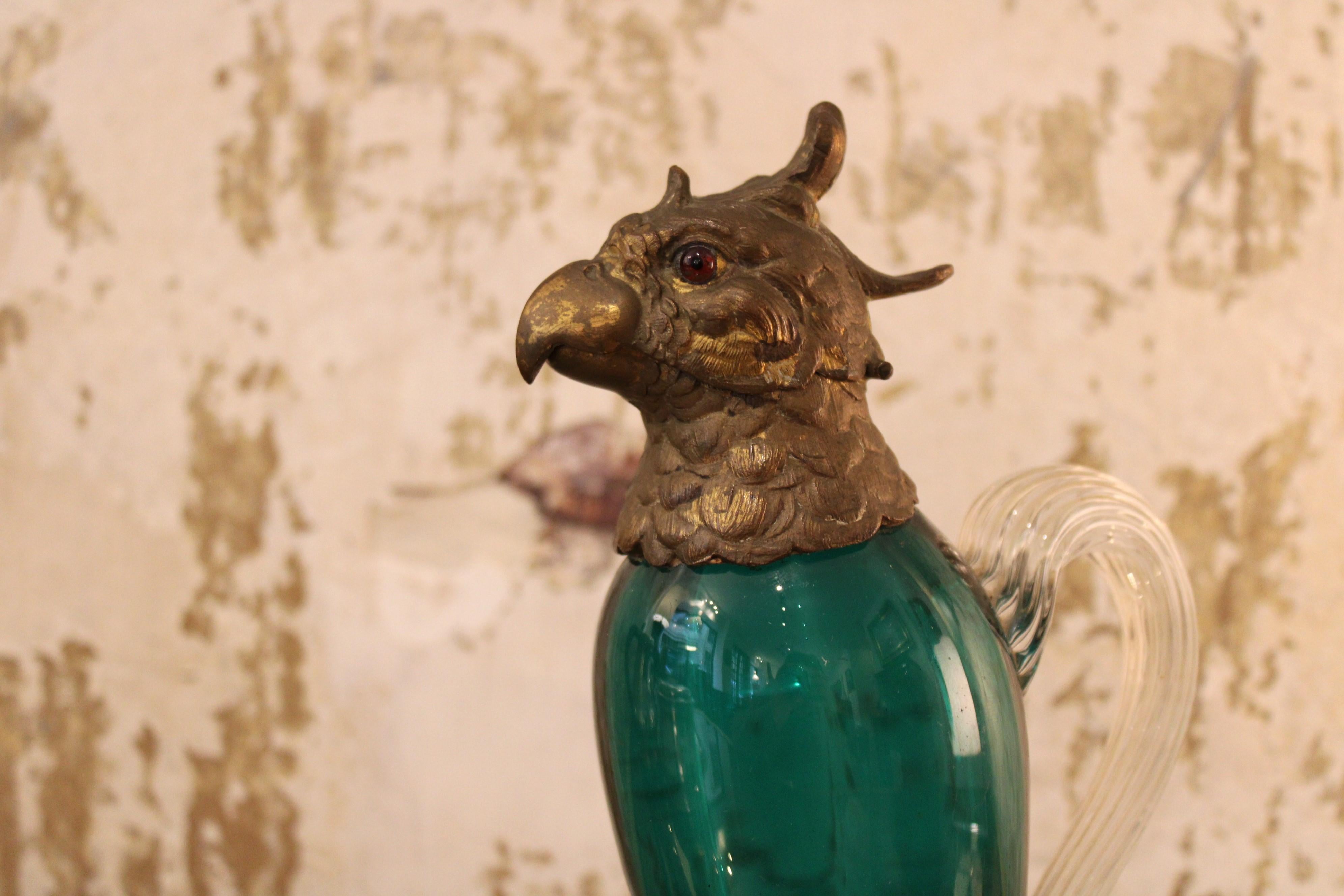 Parrot decanter, 20th century 8