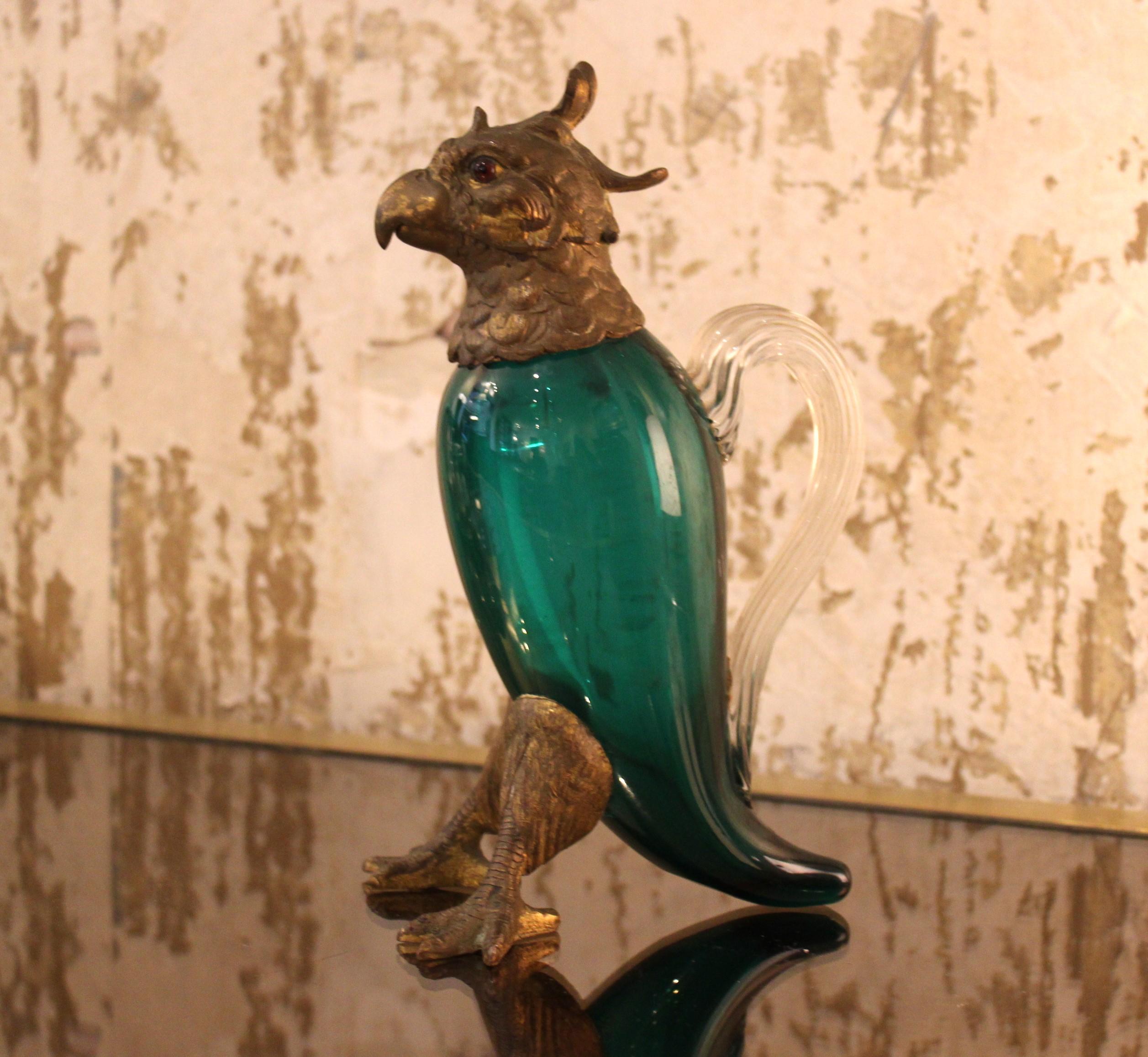 20th Century Parrot decanter, 20th century