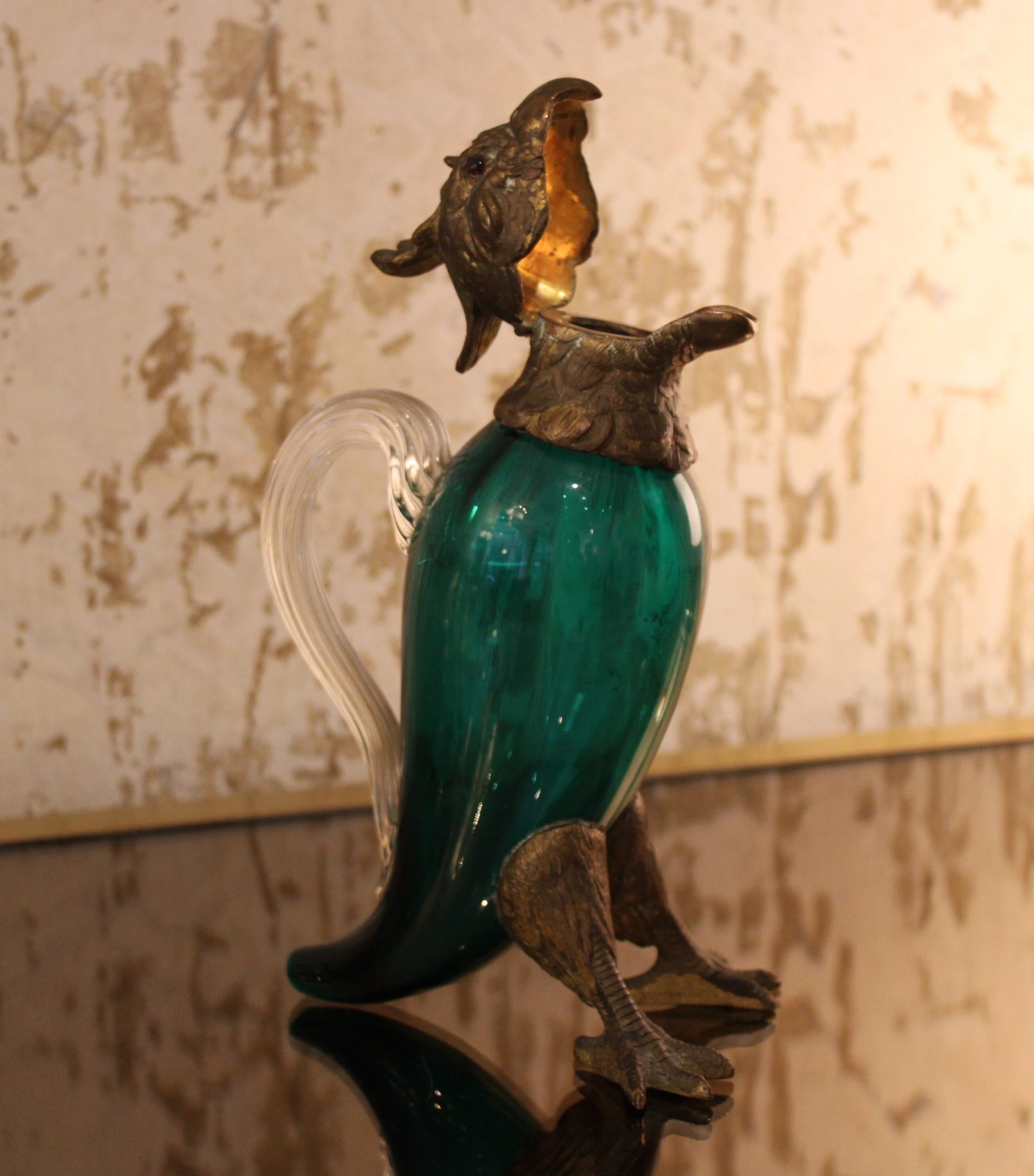Parrot decanter, 20th century 2