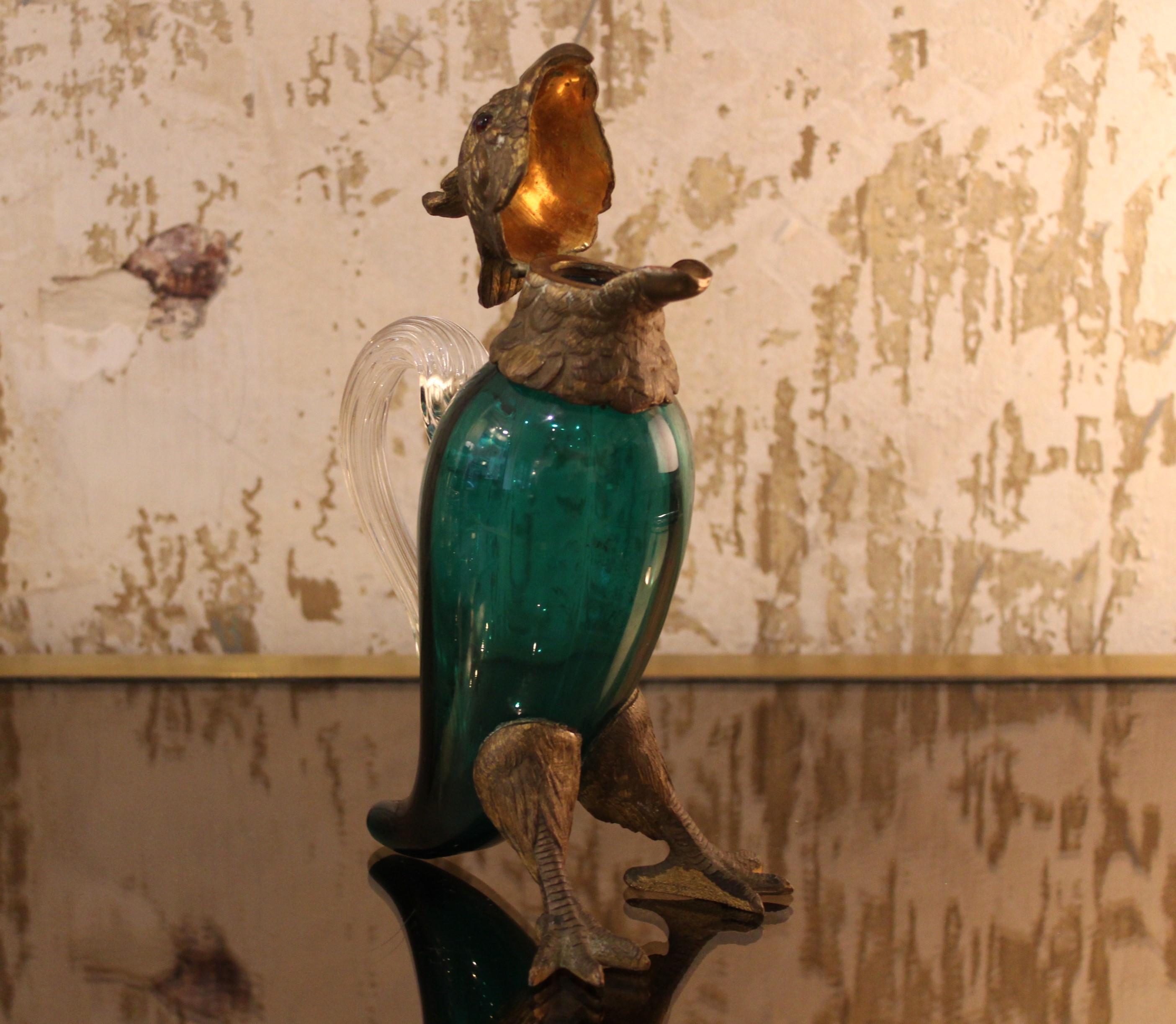 Parrot decanter, 20th century 3