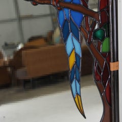 "Parrot" glass mirror