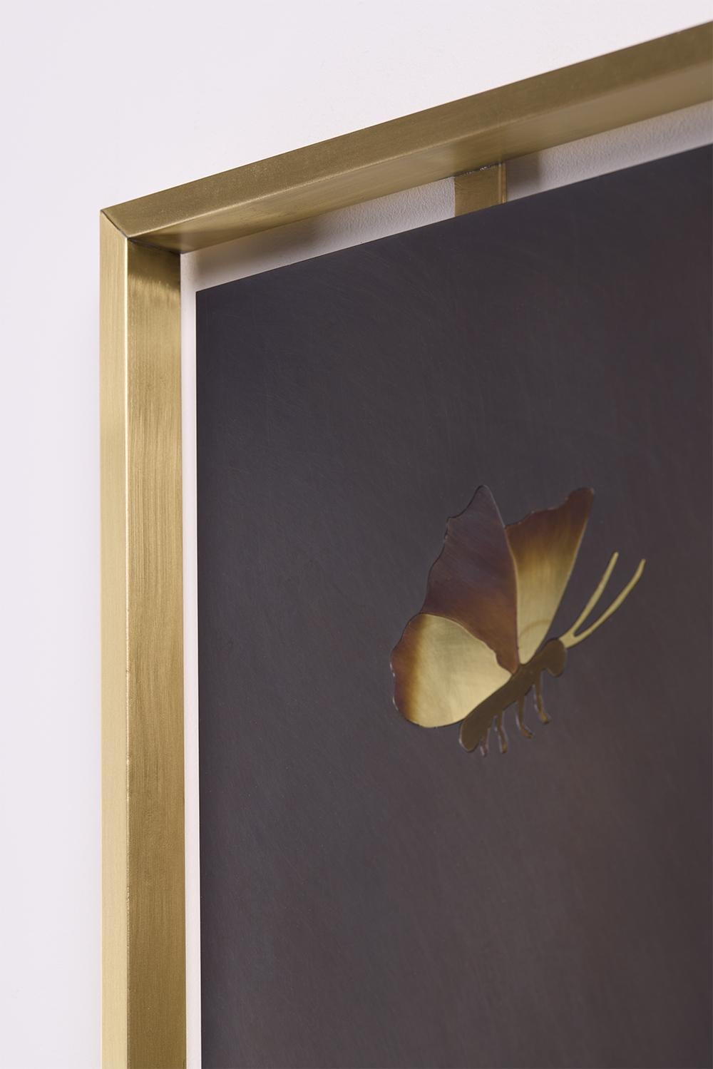 French Parrot Opus II, Brass Marquetry 