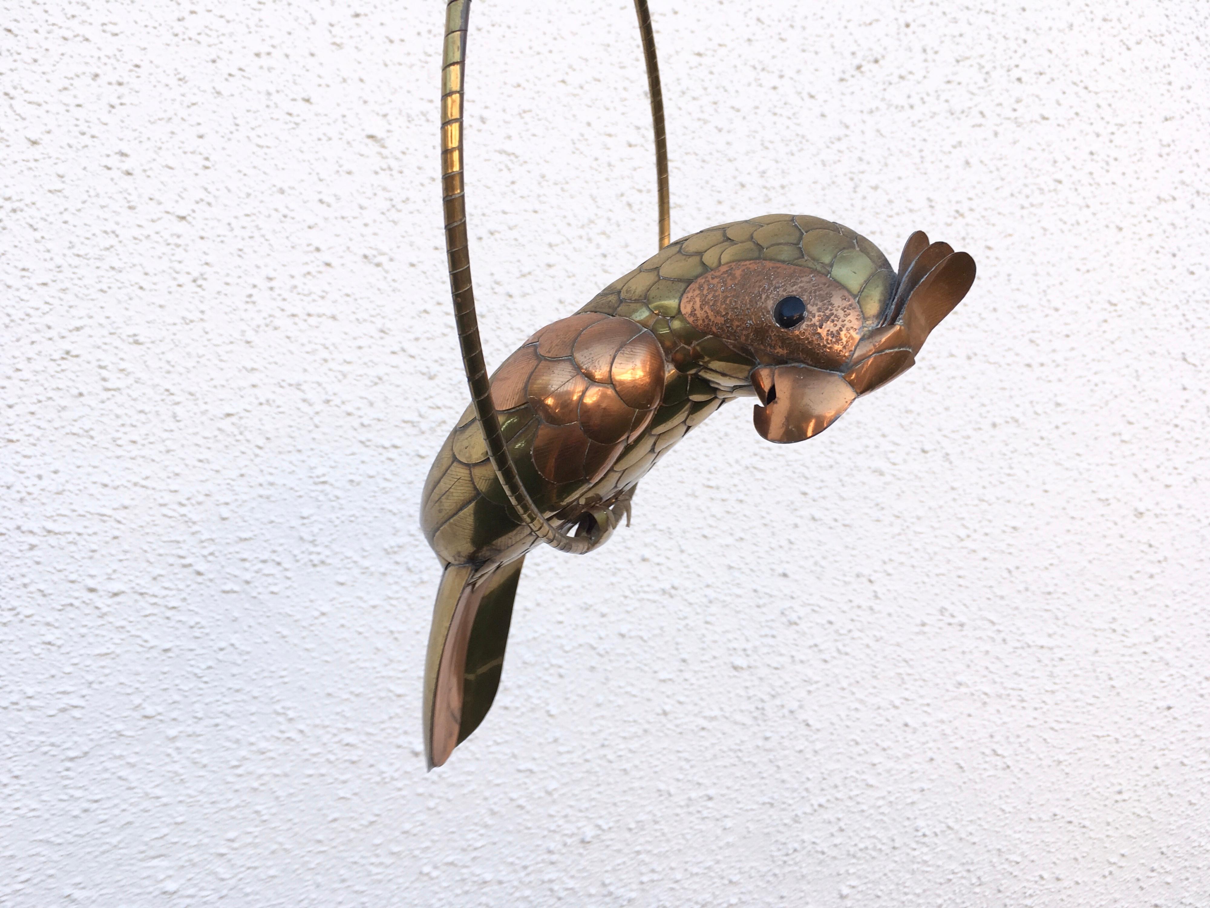 Parrot Sculpture by Sergio Bustamante 6