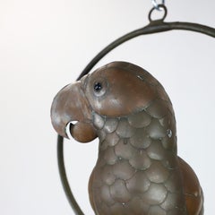 Parrot Sculpture by Sergio Bustamante