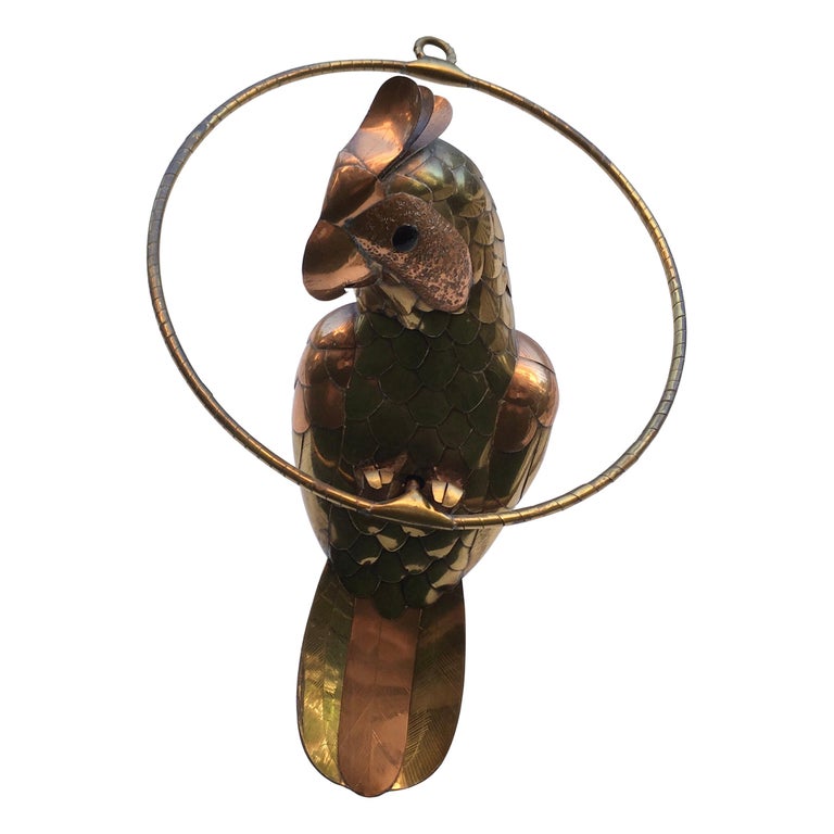 Parrot Sculpture by Sergio Bustamante at 1stDibs