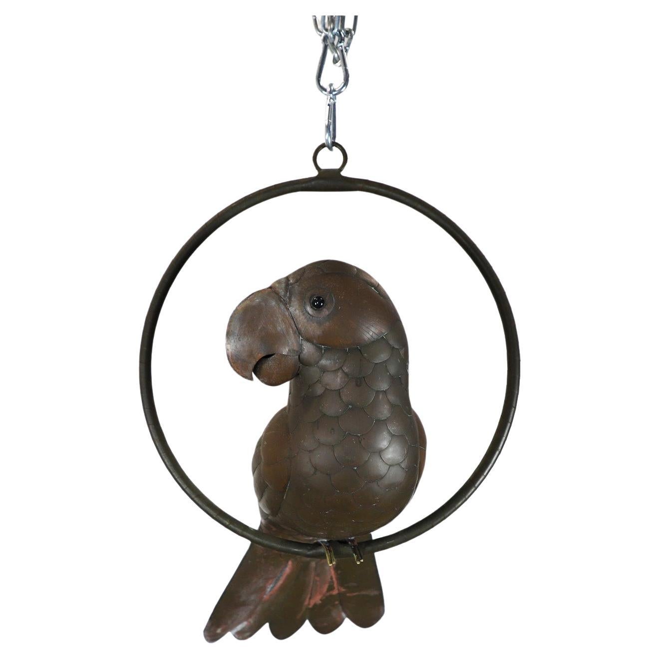 Parrot Sculpture by Sergio Bustamante