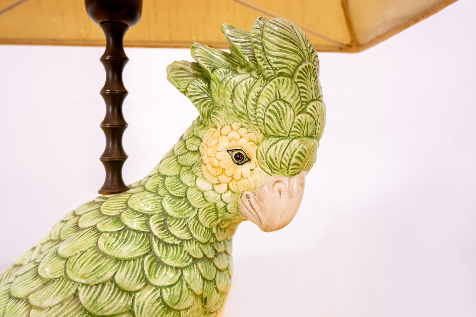 Parrot Table Lamp, Italy, 1960s In Good Condition In Den Haag, NL