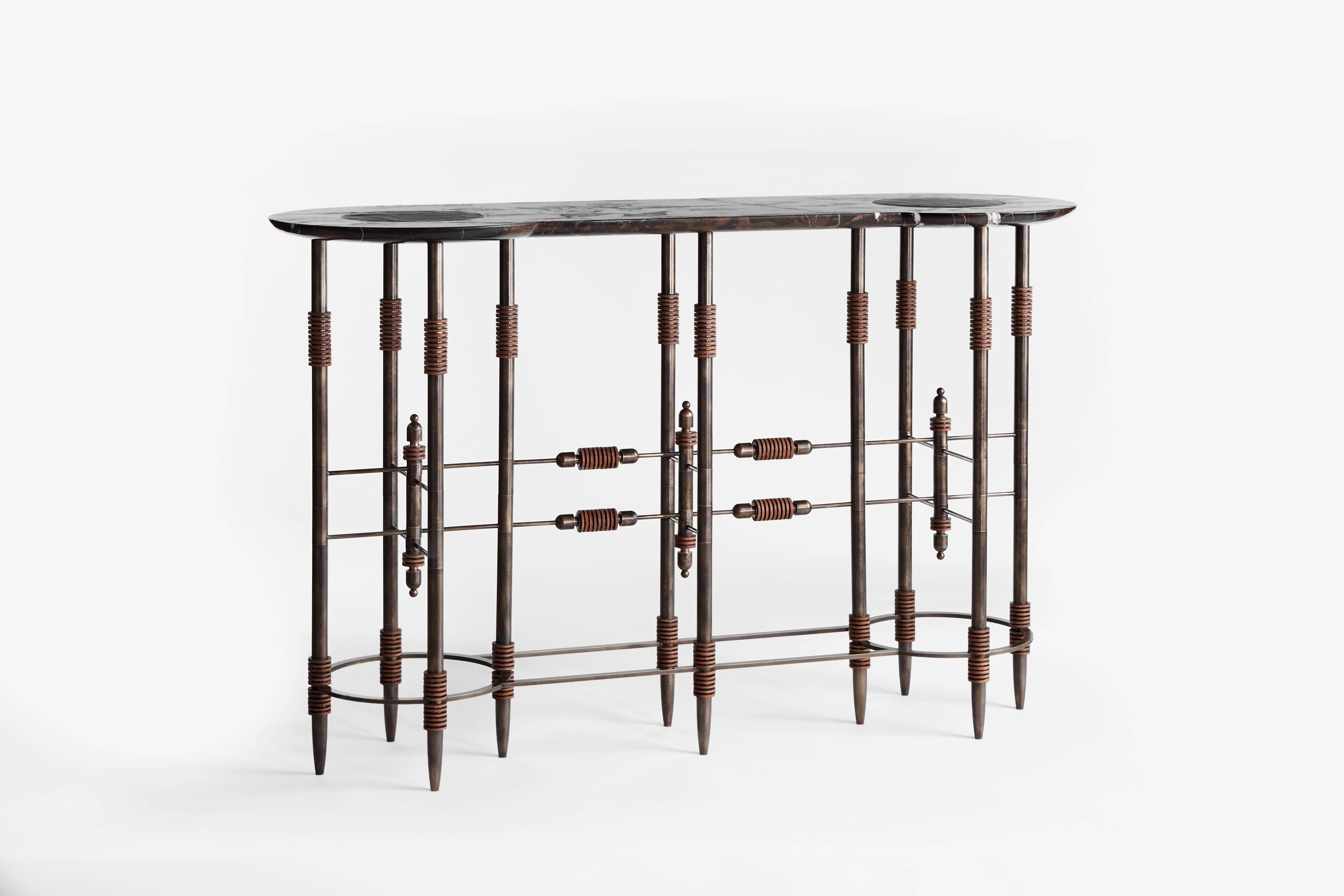 Pars Console Table by Apparatus In Excellent Condition For Sale In New York, NY