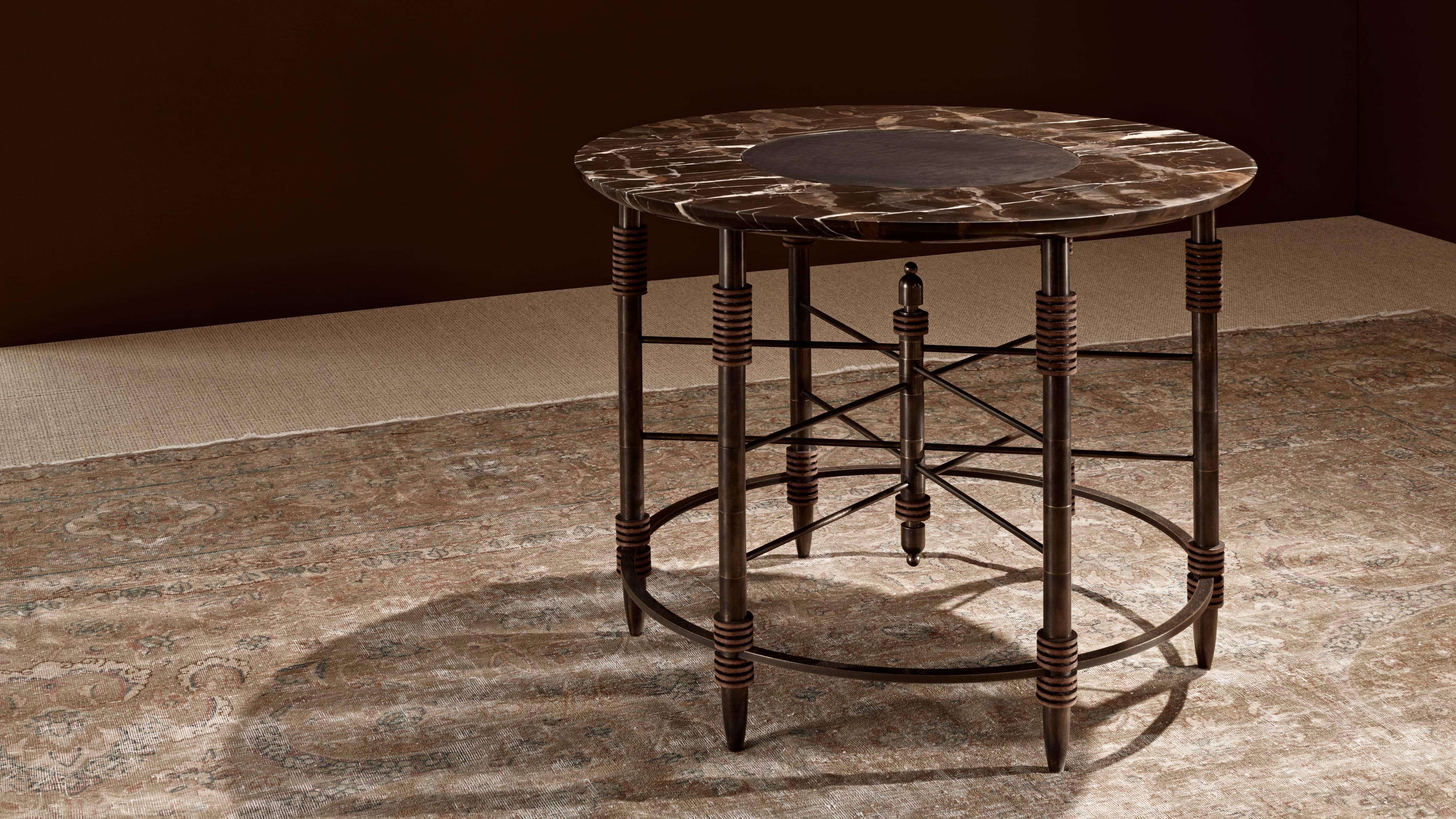 Patinated Pars Occasional Table by Apparatus For Sale