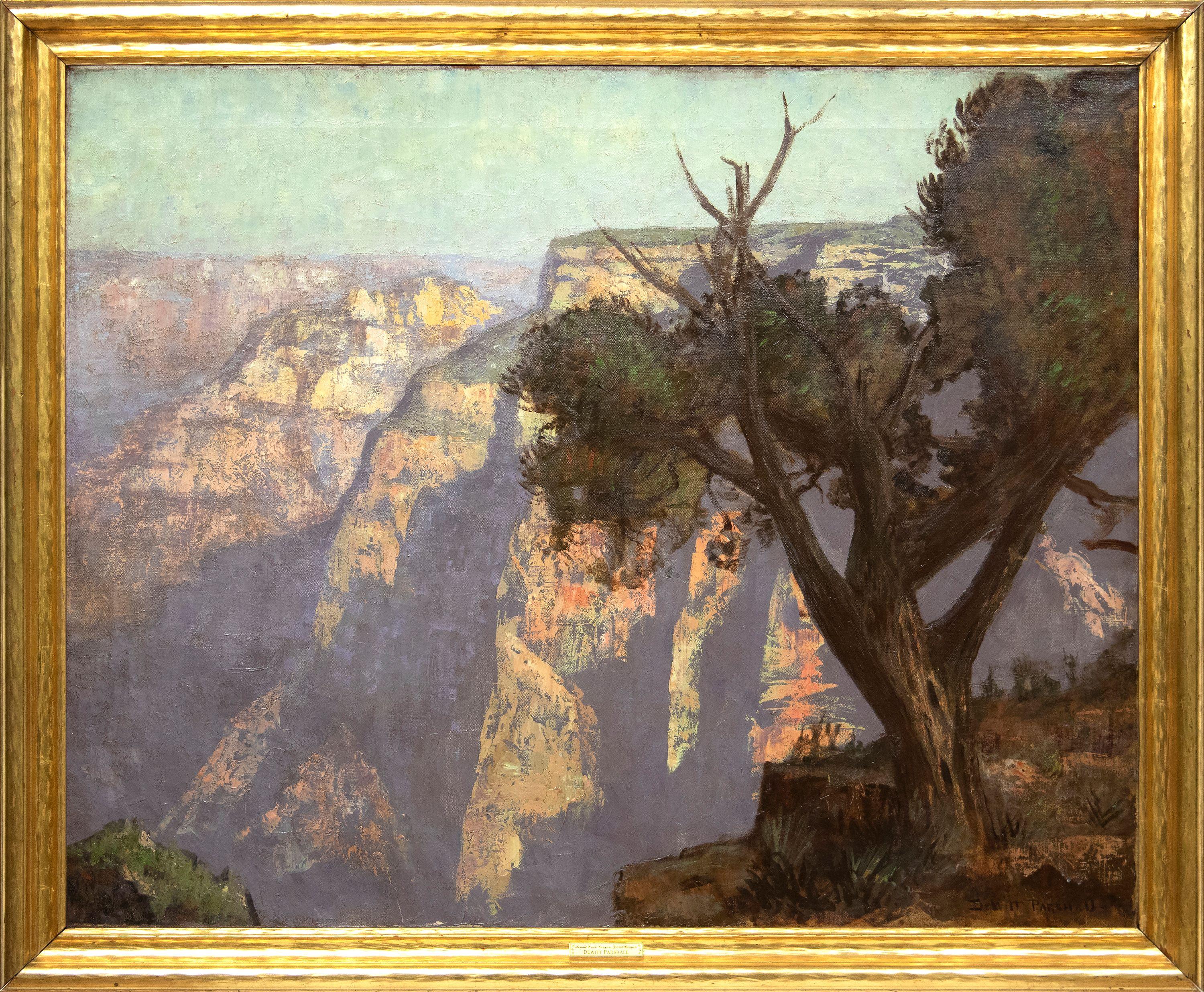 Hermit Creek Canyon, Grand Canyon - Painting by PARSHALL, DEWITT