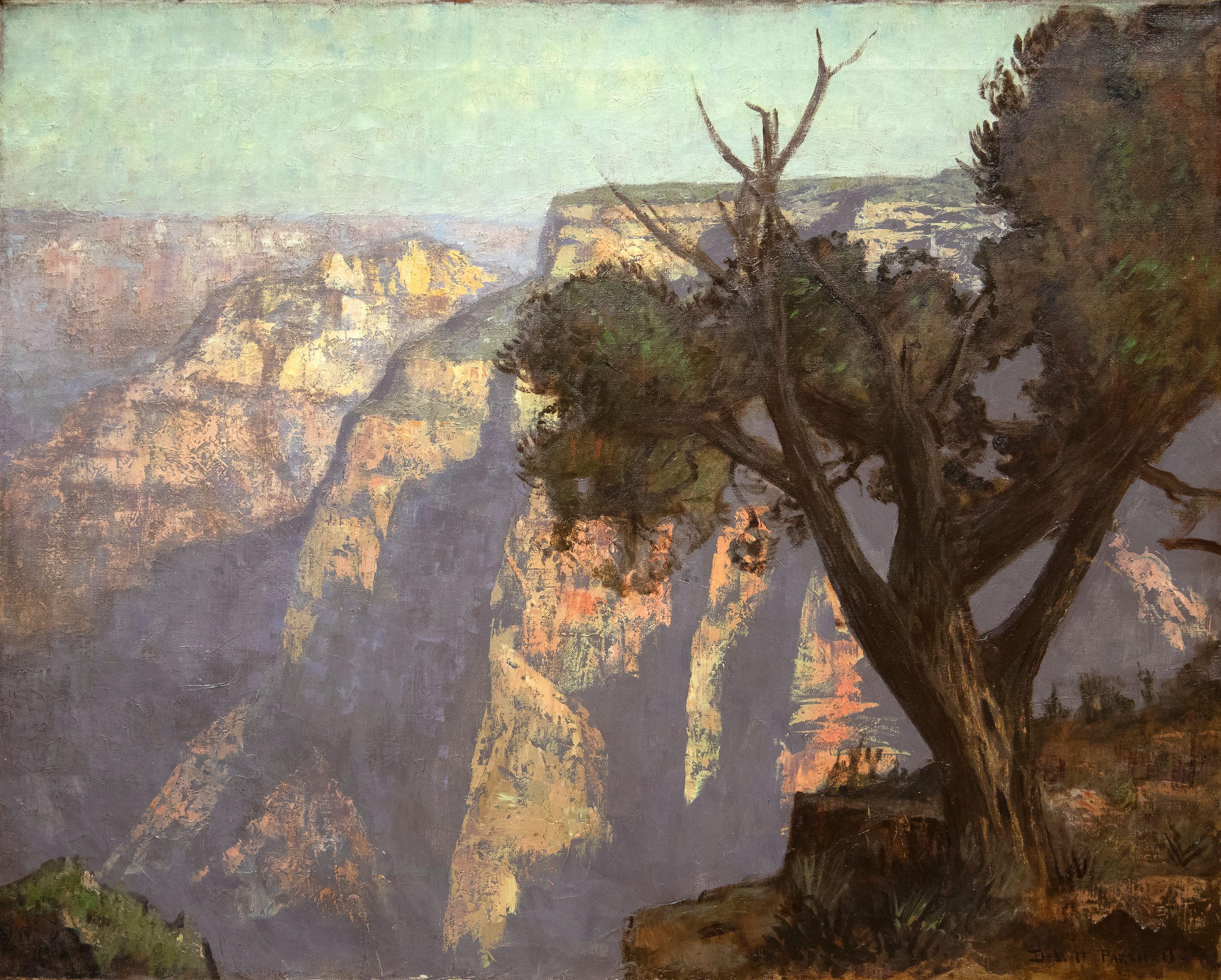 PARSHALL, DEWITT Landscape Painting - Hermit Creek Canyon, Grand Canyon
