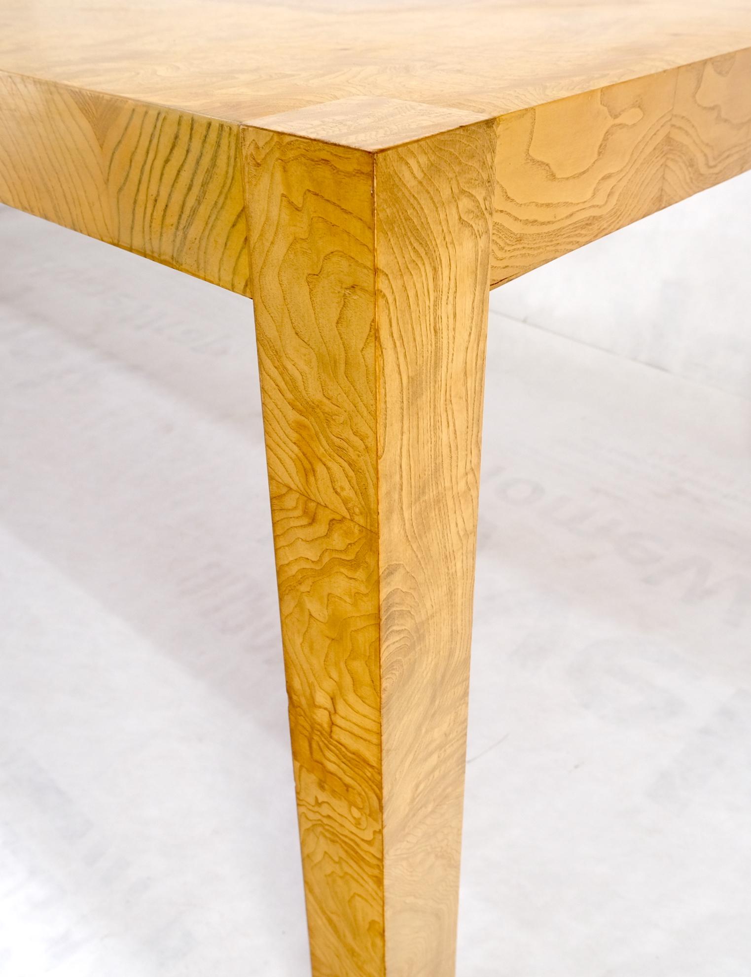 Parson Burl walnut rectangle Lane Furniture dining table w/ two 20