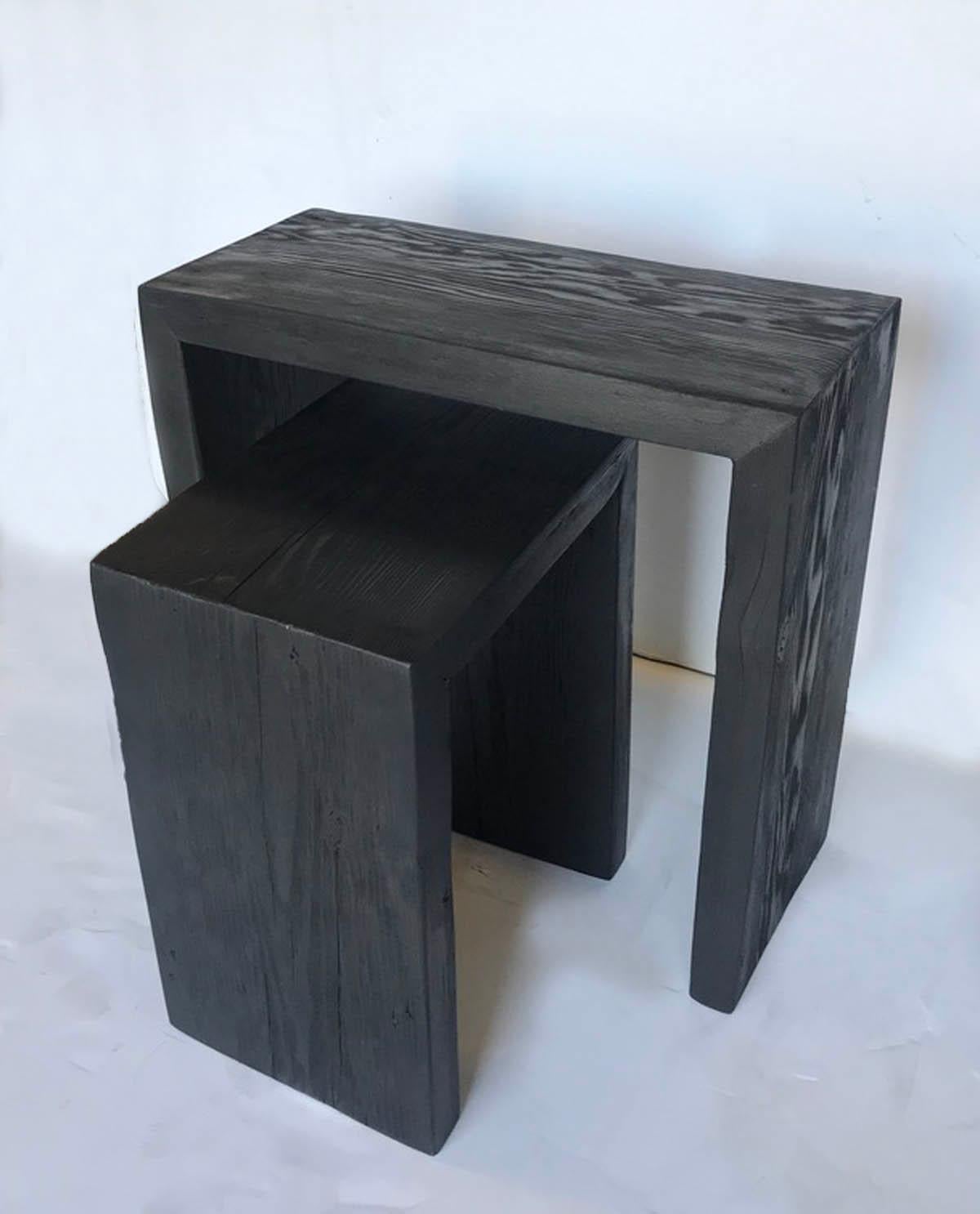 Parson Side Tables/Stacking Tables In New Condition In Los Angeles, CA