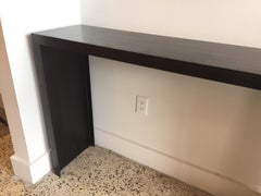 Parson Style Blackened Iron Console