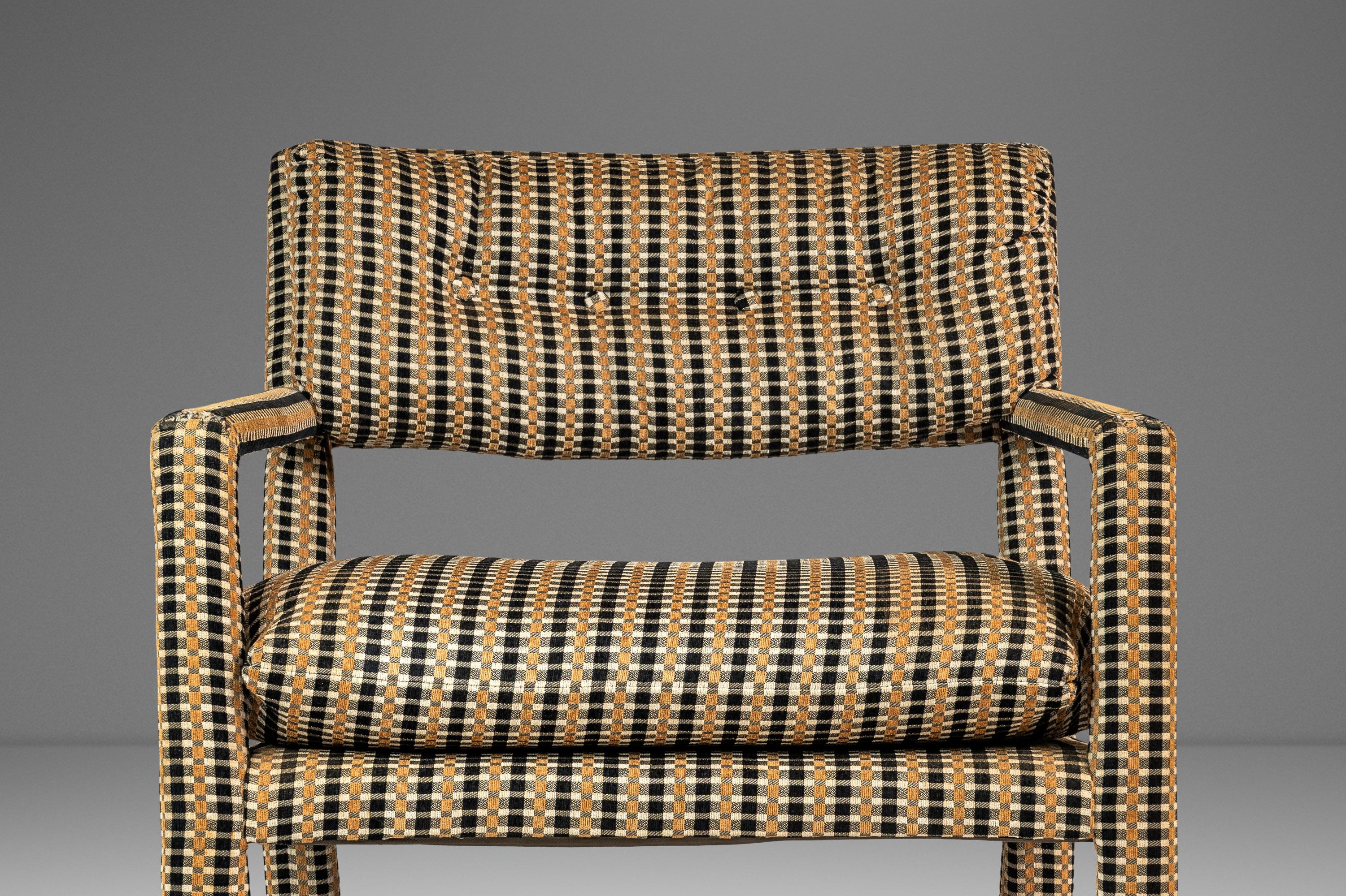 Silla Parsons / Silla Club a la manera de Milo Baughman, EE.UU., c. 1960 en venta 7