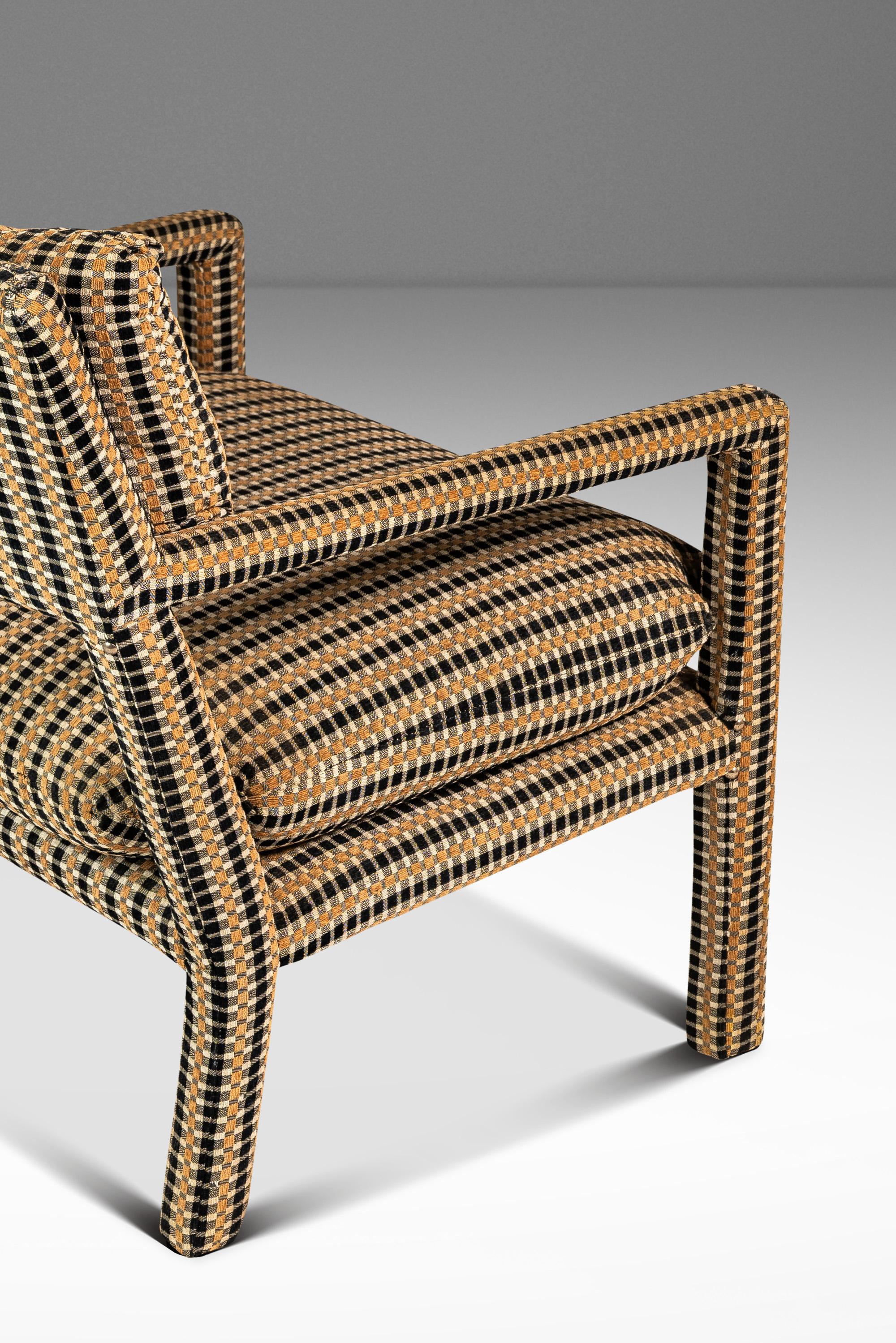 Silla Parsons / Silla Club a la manera de Milo Baughman, EE.UU., c. 1960 en venta 13