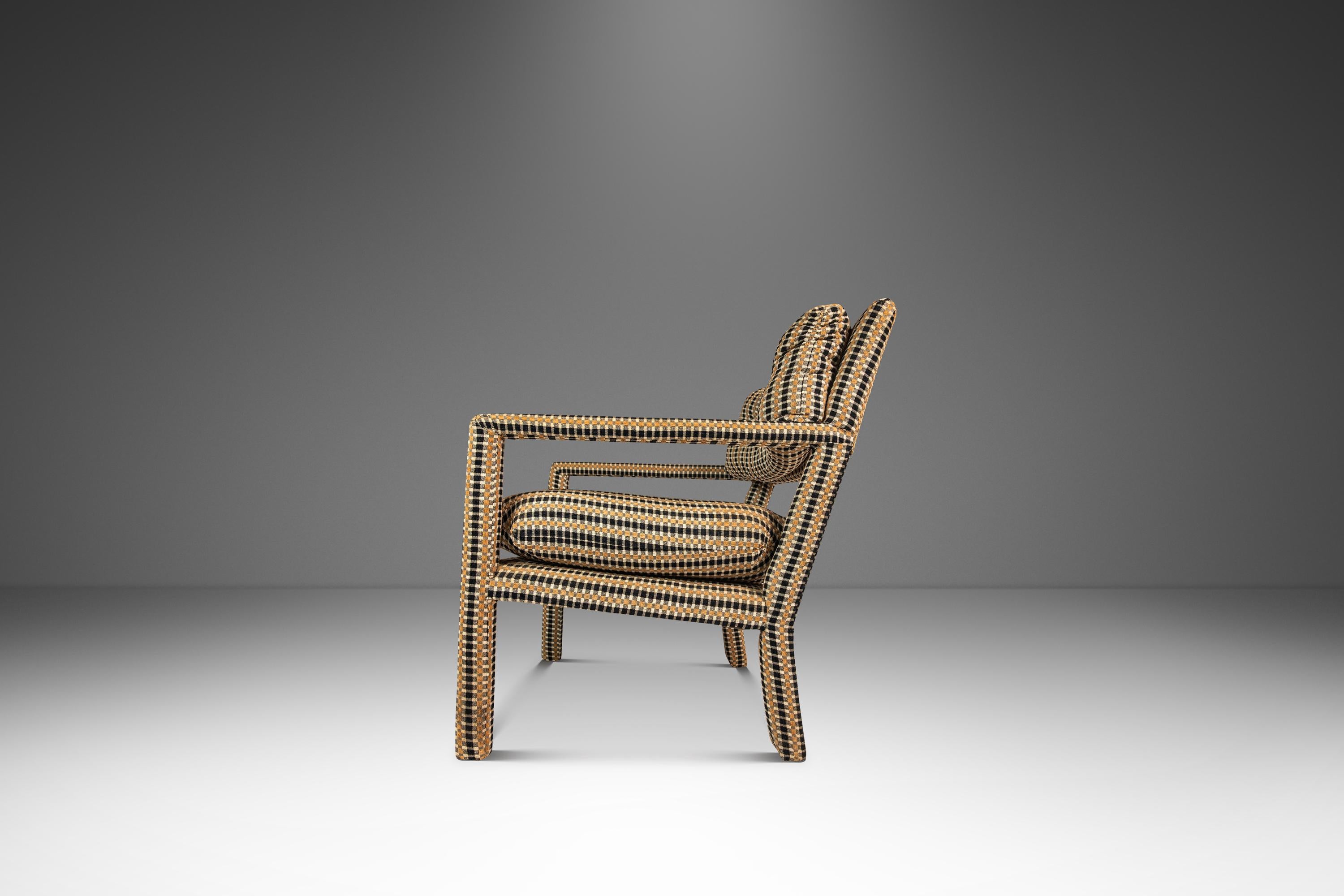 Silla Parsons / Silla Club a la manera de Milo Baughman, EE.UU., c. 1960 Moderno de mediados de siglo en venta