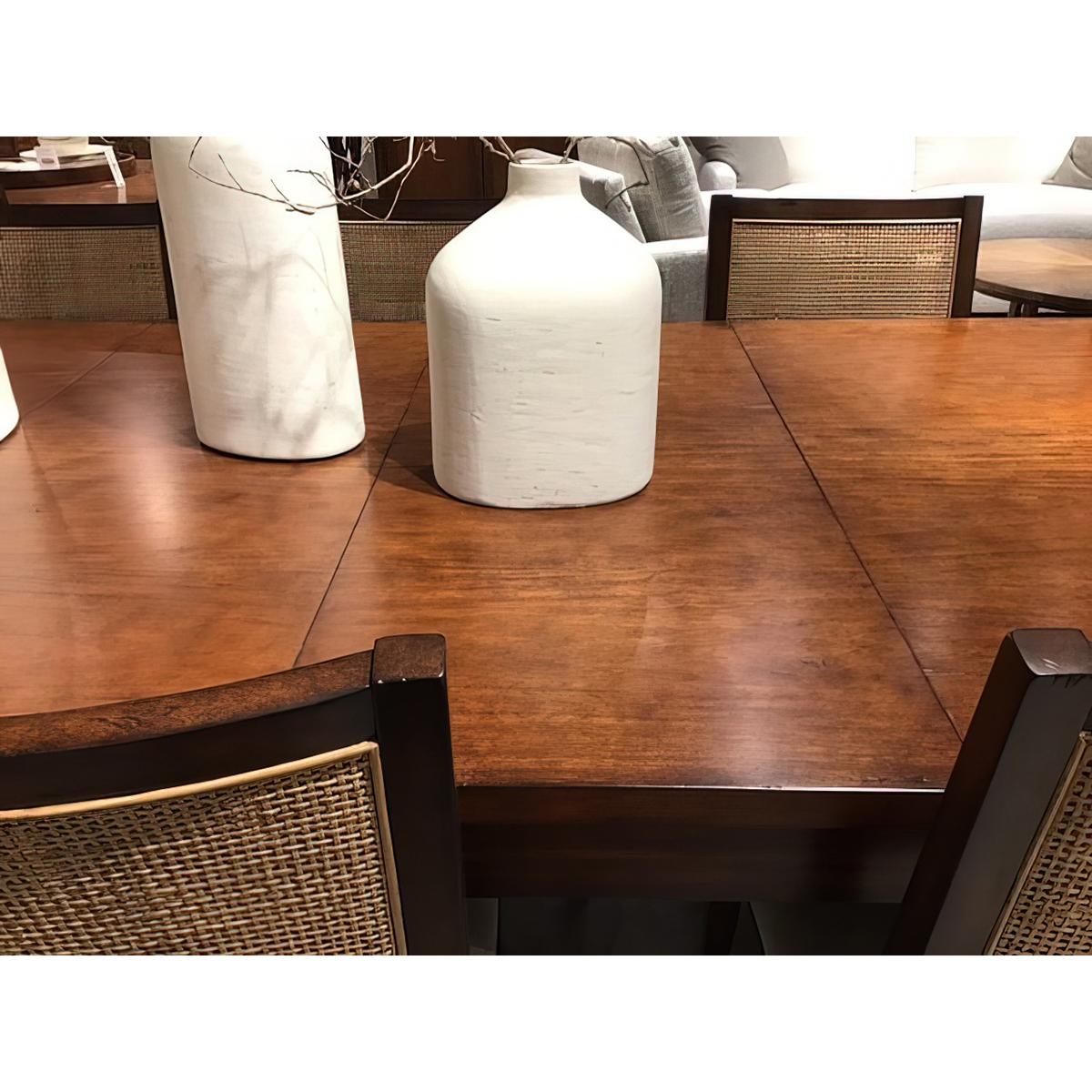 Parsons Dining Table - Mahogany Finish In New Condition For Sale In Westwood, NJ