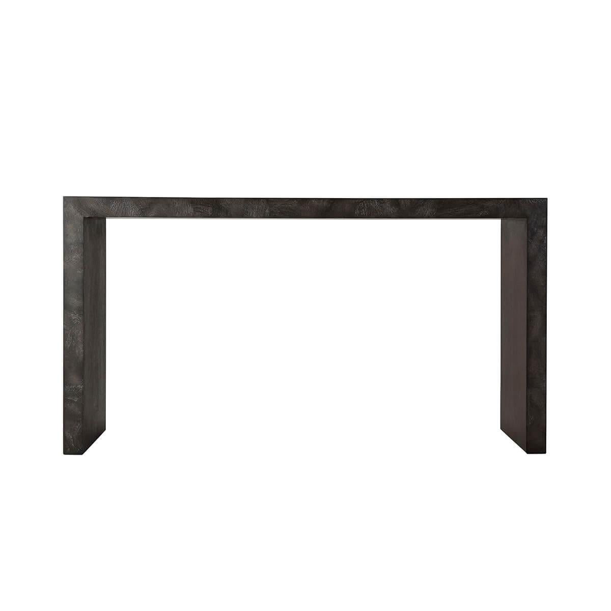 a stylish and functional addition to any living space. This sleek and versatile table is designed to enhance the aesthetic appeal of your home while providing practical display options.

Crafted with meticulous attention to detail, the console table