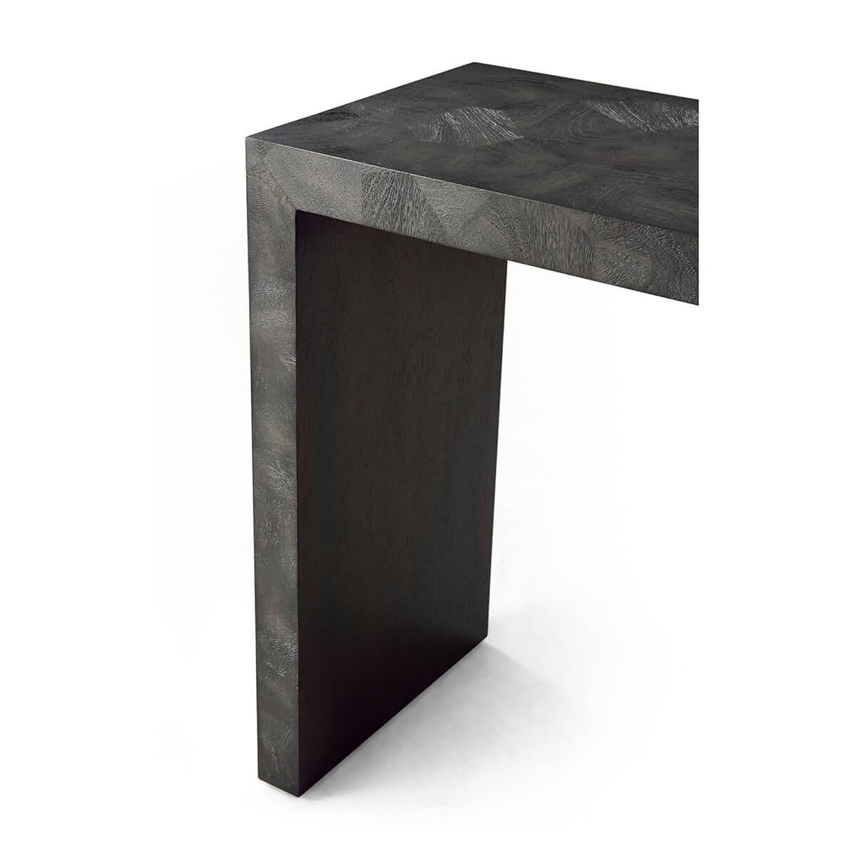Vietnamese Parsons Ember Console Table For Sale