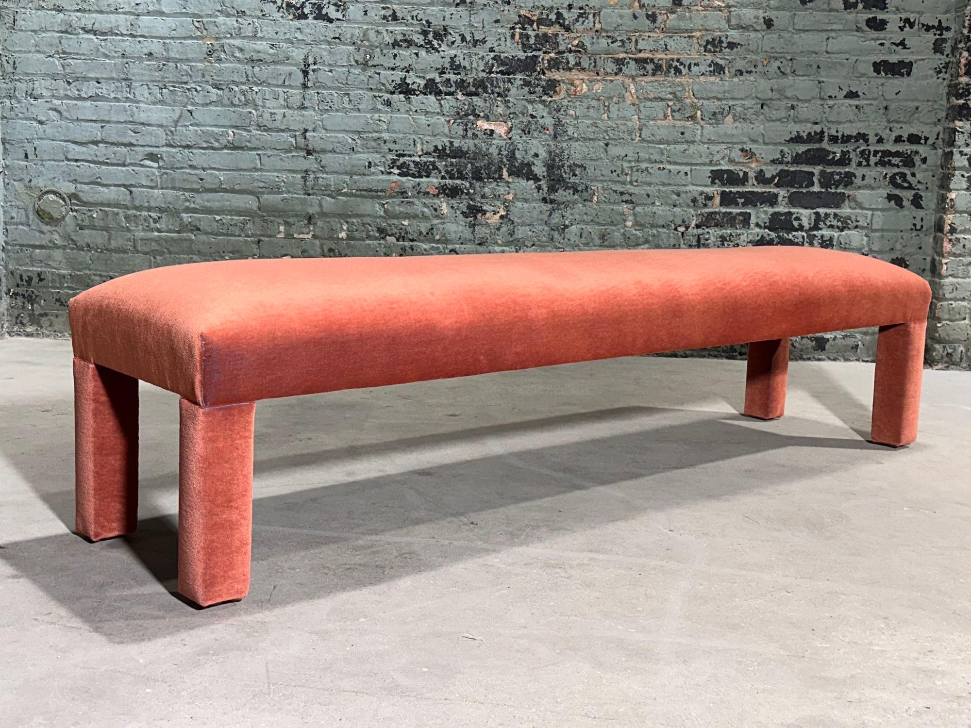 American Parsons King Size Bench style of Milo Baughman, 1960 For Sale