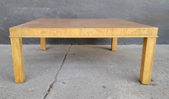 Mid-Century Modern Parsons Square Coffee Table Manner of Milo Baughman