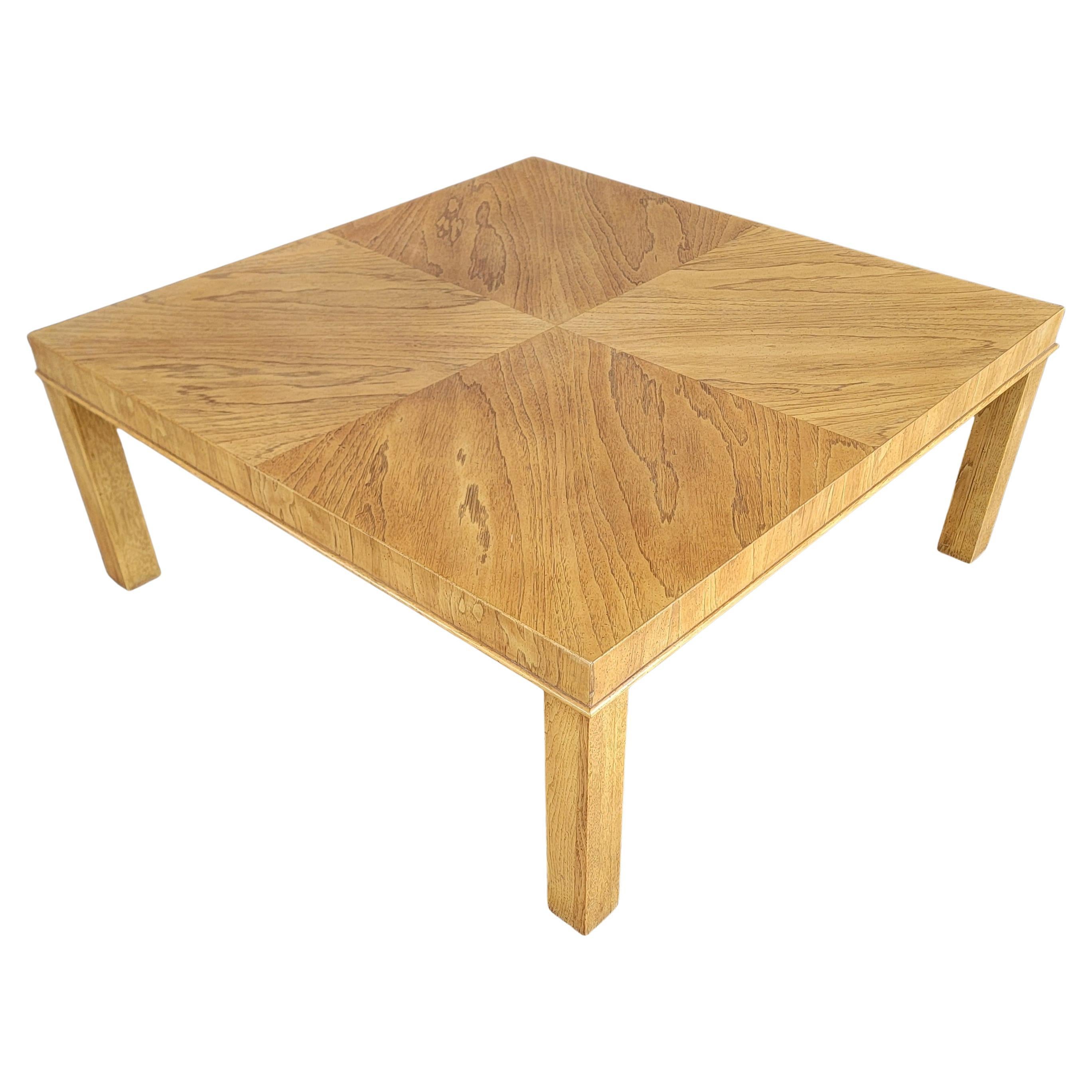 Parsons Square Coffee Table Manner of Milo Baughman