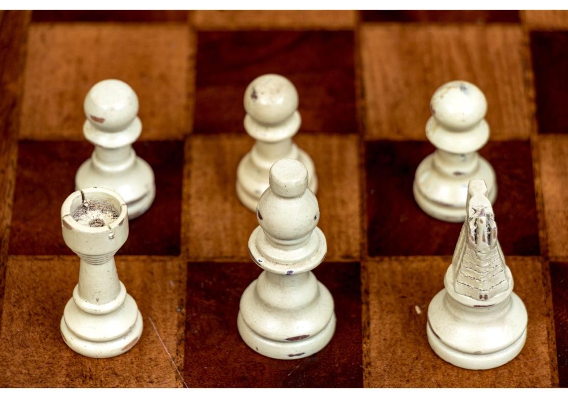 Parsons Style Vanucci Games Table In Distressed Condition For Sale In Bridgeport, CT