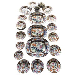 Antique Part Ironstone Service in the ‘Eugenie’ Pattern, ‘Pearl’ Pottery, circa 1850