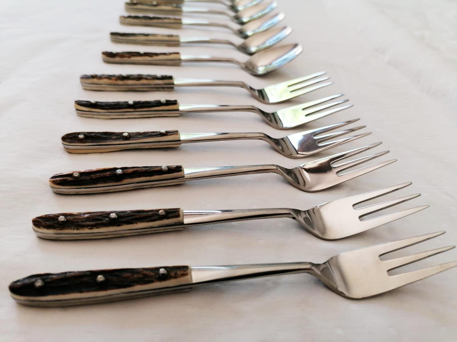 Austrian Part of Cutlery by Helmut Alder for Amboss Model 2070 For Sale