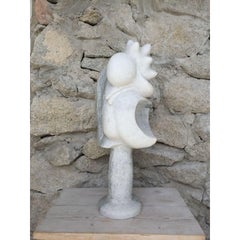 Parte della scultura in marmo intagliato a mano Nature di Tom von Kaenel