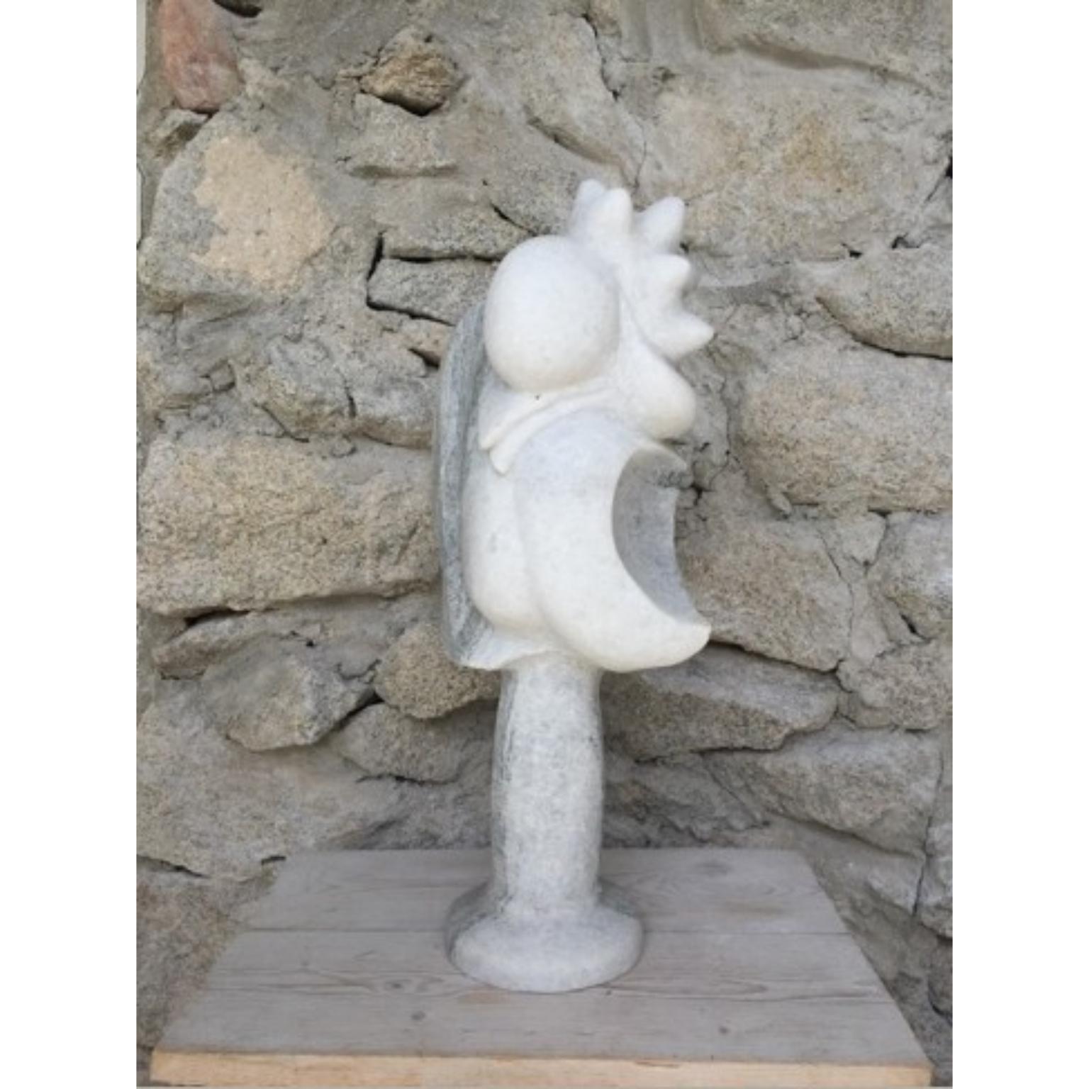 Modern Part of the Nature, Marble Sculpture by Tom von Kaenel