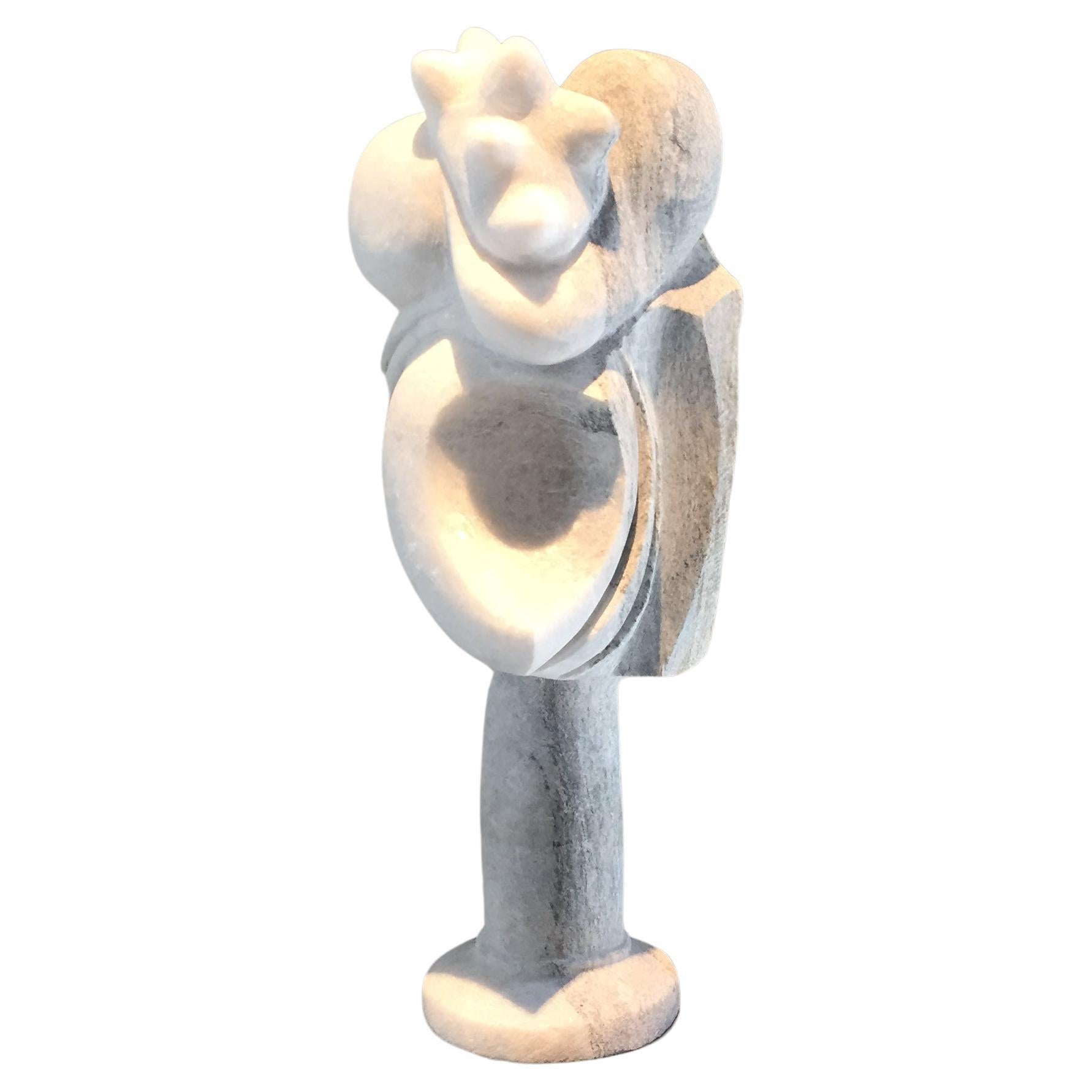 Part of the Nature, Marble Sculpture by Tom Von Kaenel For Sale