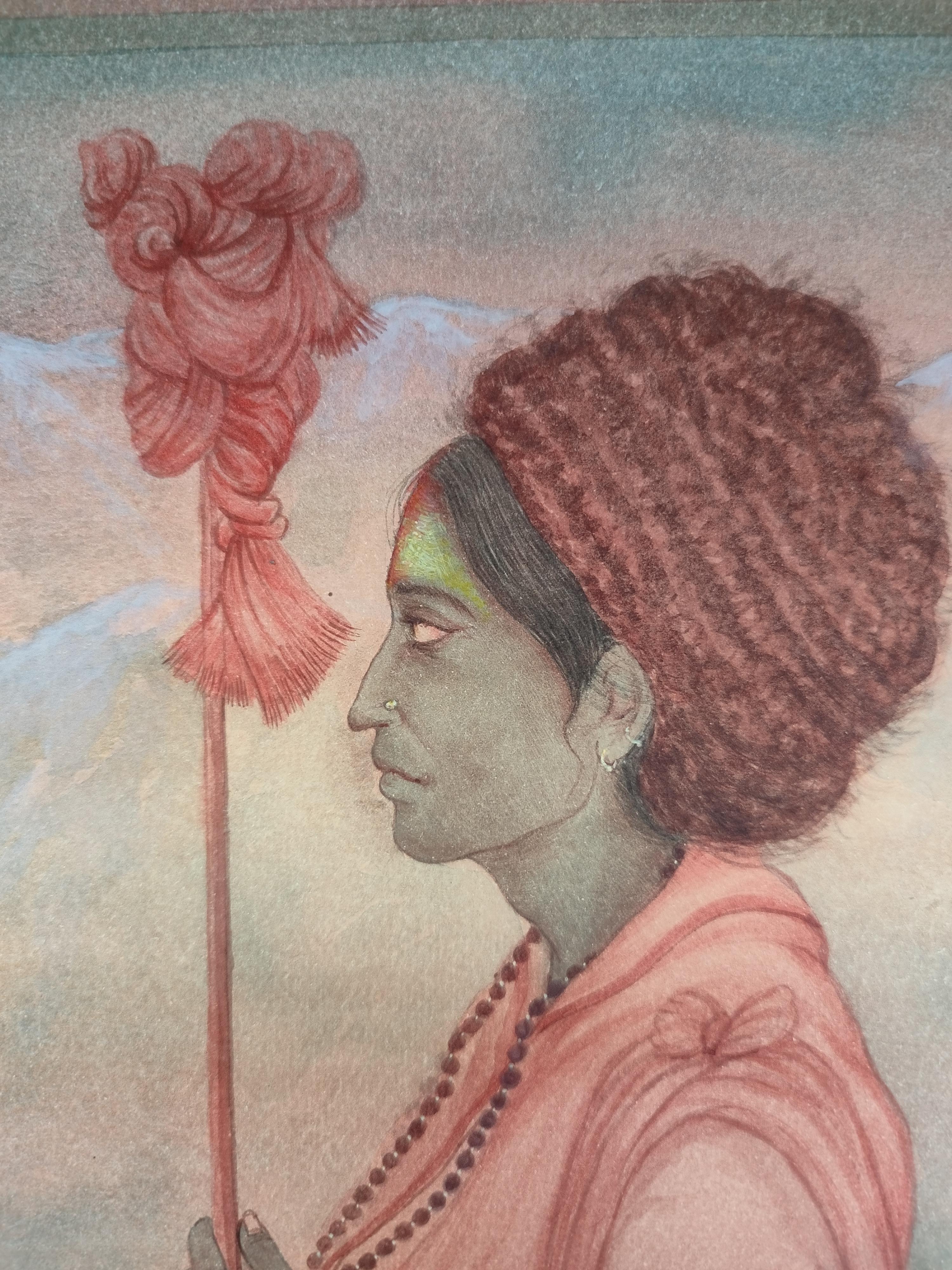 Bhairavi - Painting by Partha Mondal